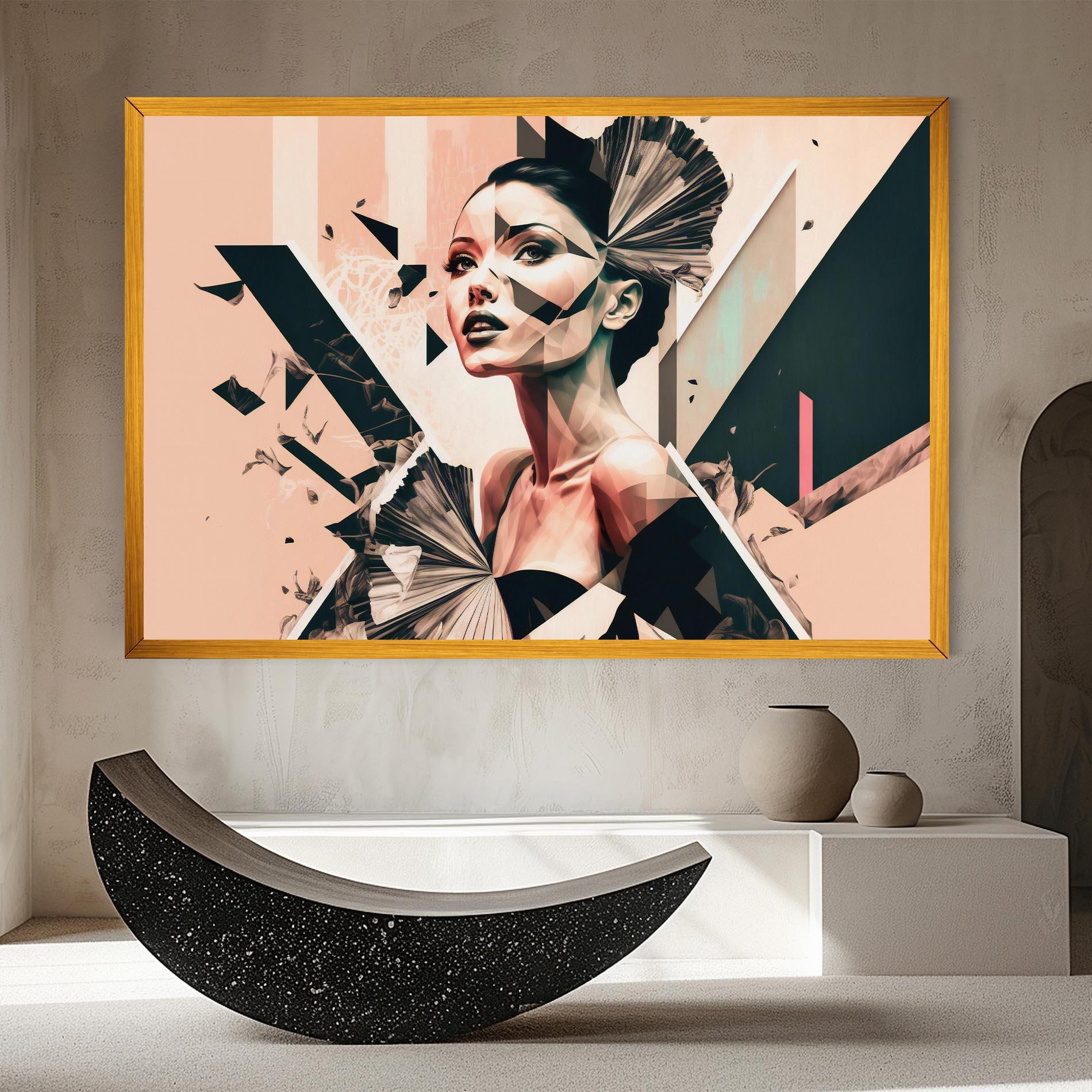 Картина на платно Fashionista Design mockup 8