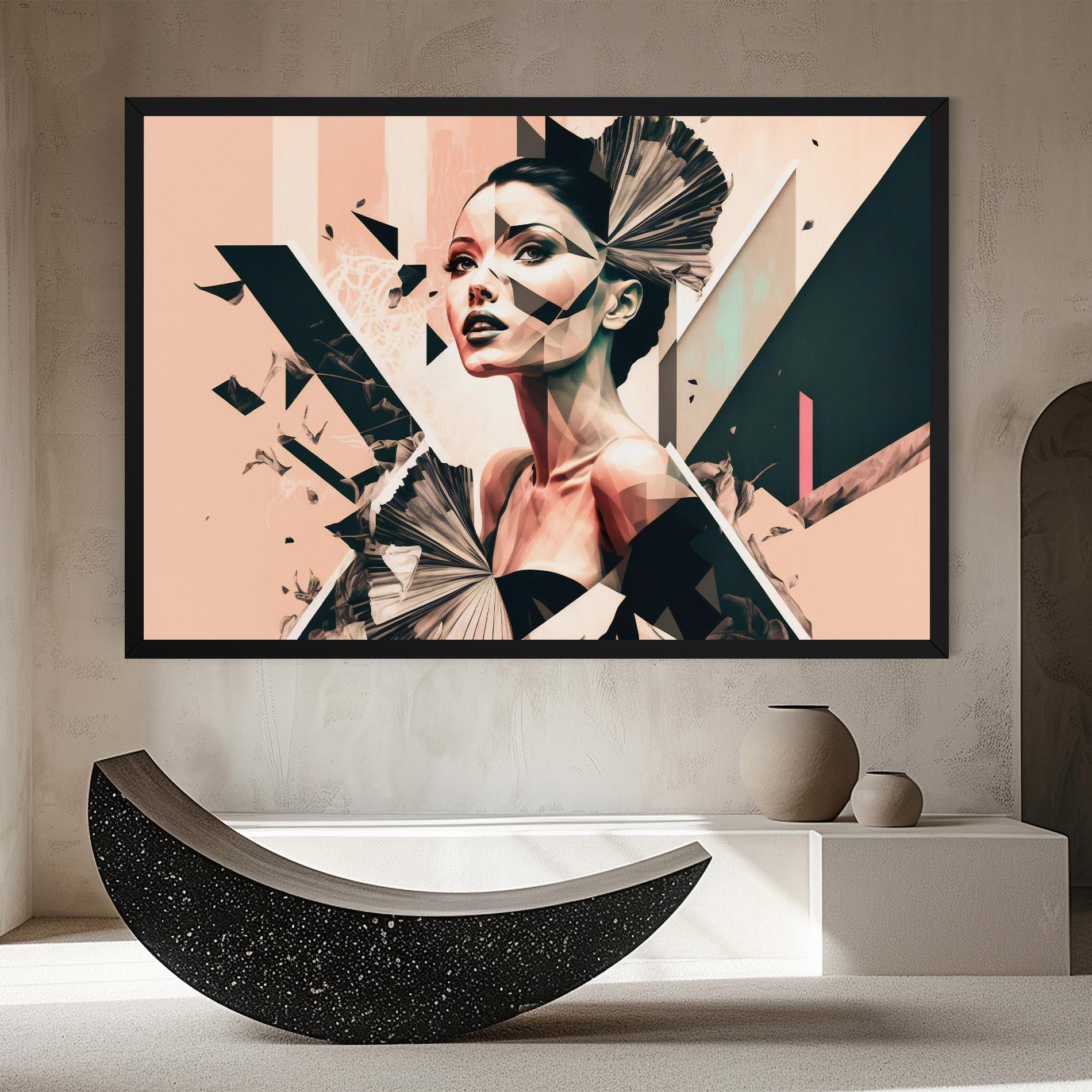 Картина на платно Fashionista Design mockup 8