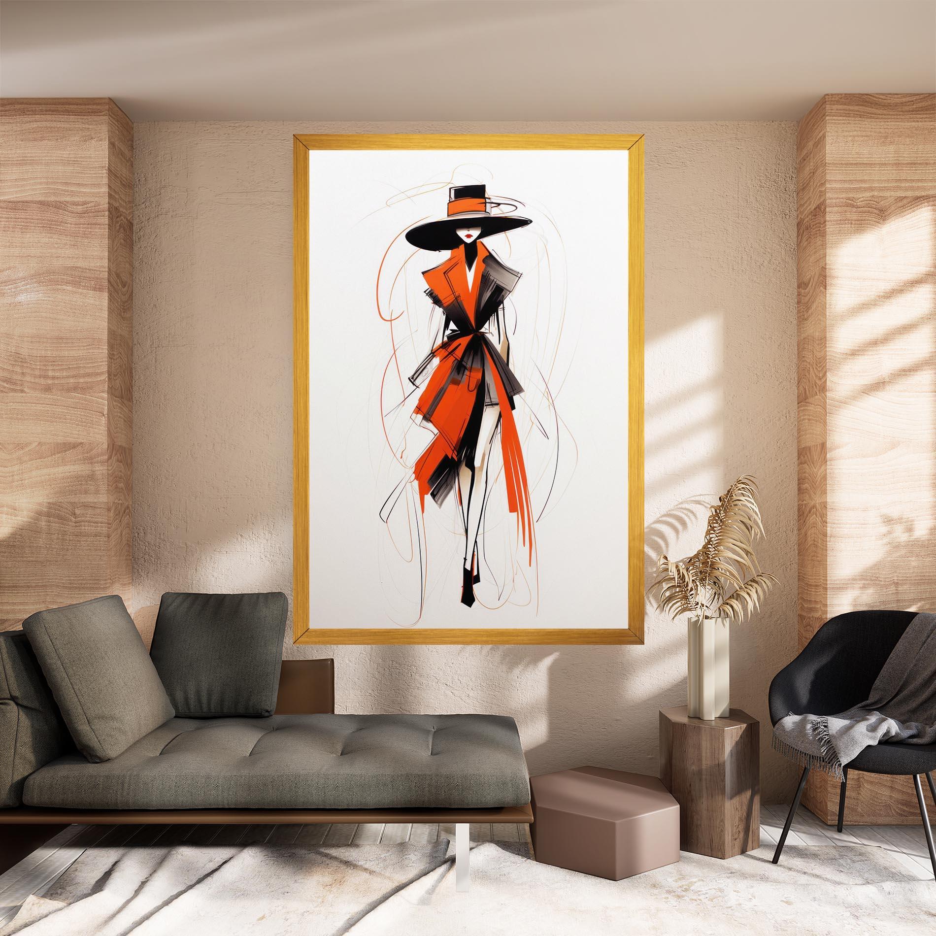 Картина на платно Handdrawn Doodle mockup 8