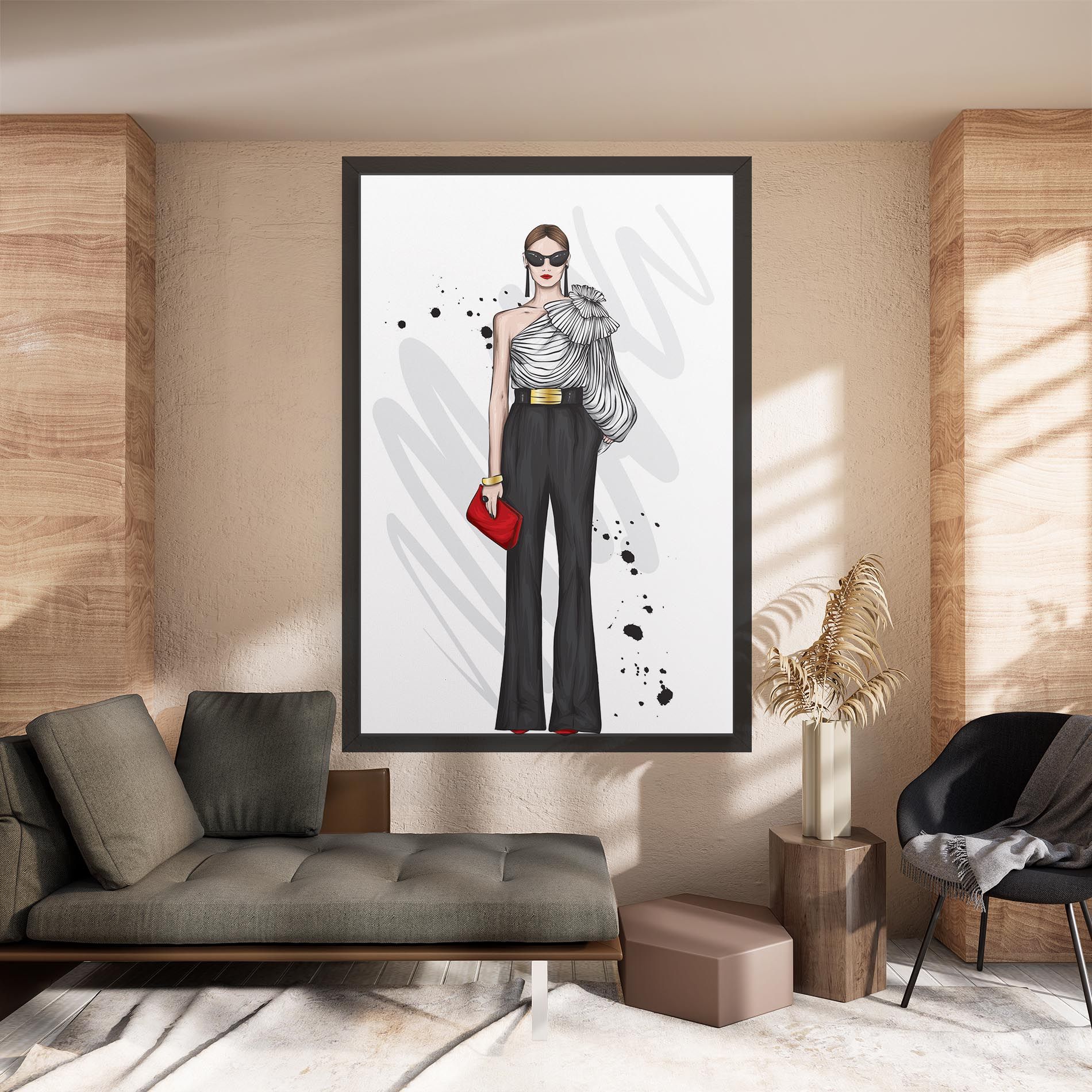 Tall Black Pants mockup 8