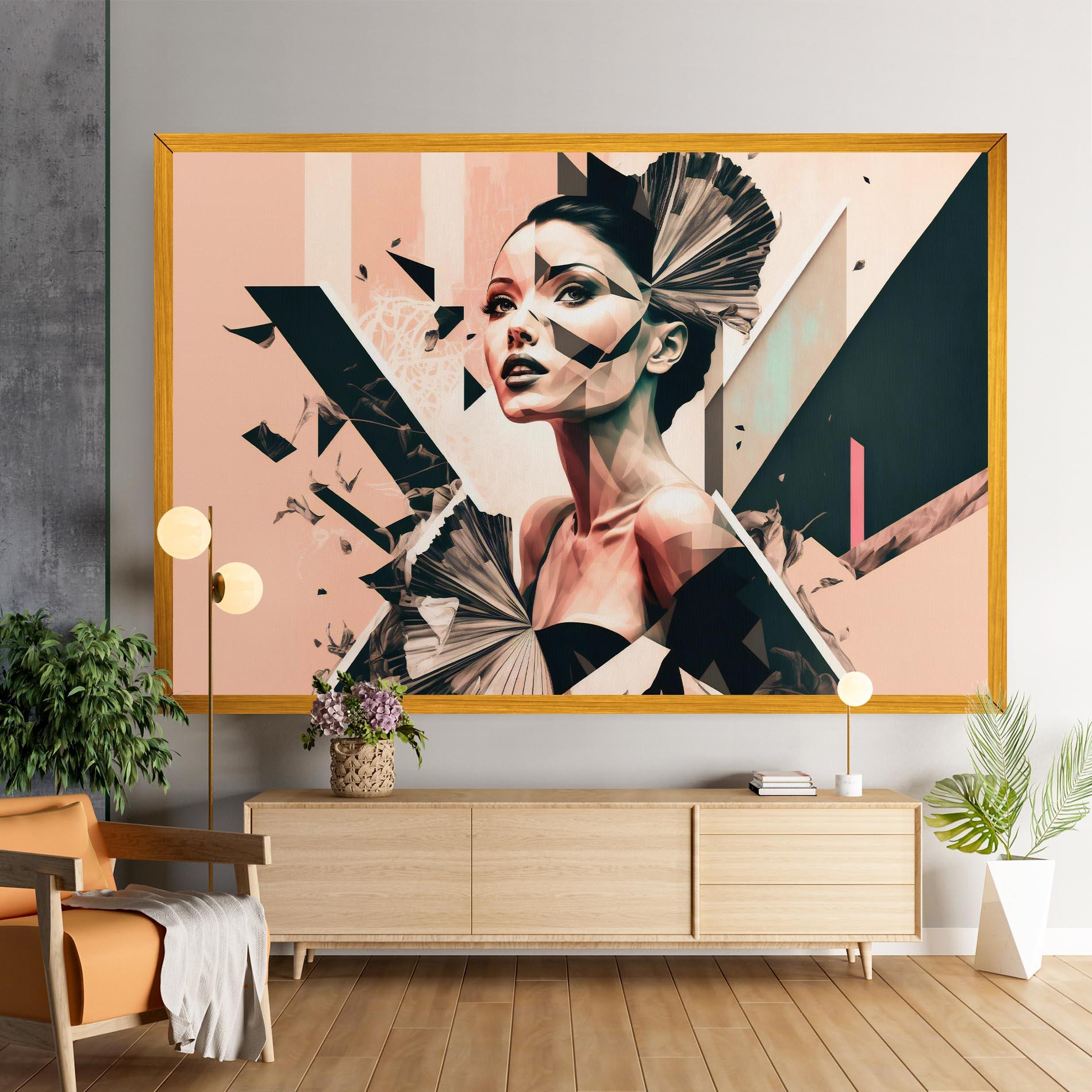 Картина на платно Fashionista Design mockup 9