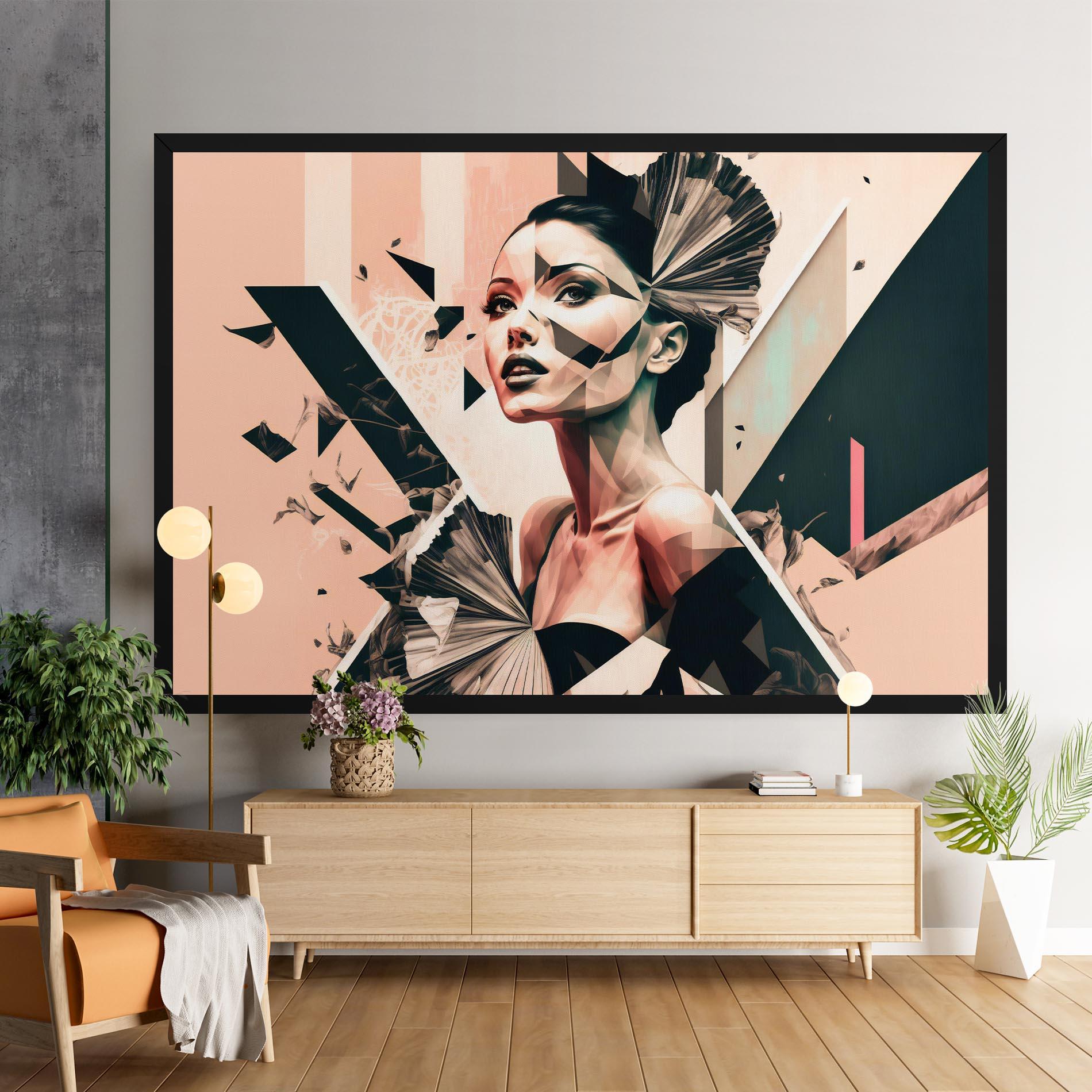 Картина на платно Fashionista Design mockup 9