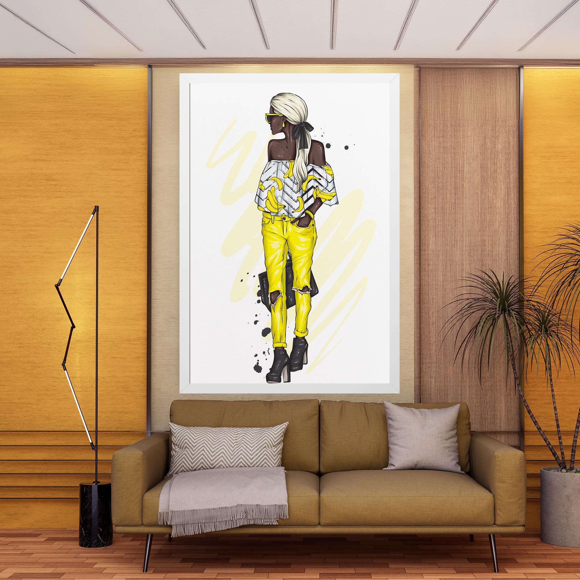 Картина на платно Banana Blouse mockup 9