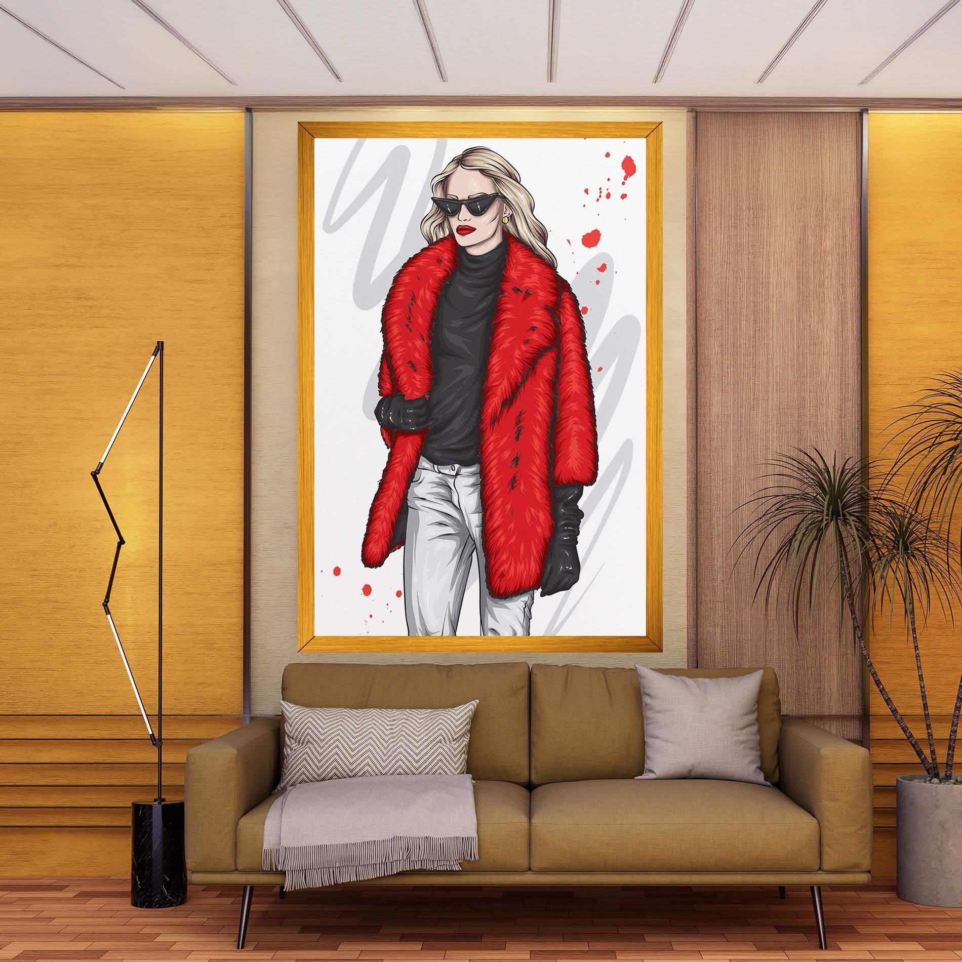 Black Blouse Woman mockup 9