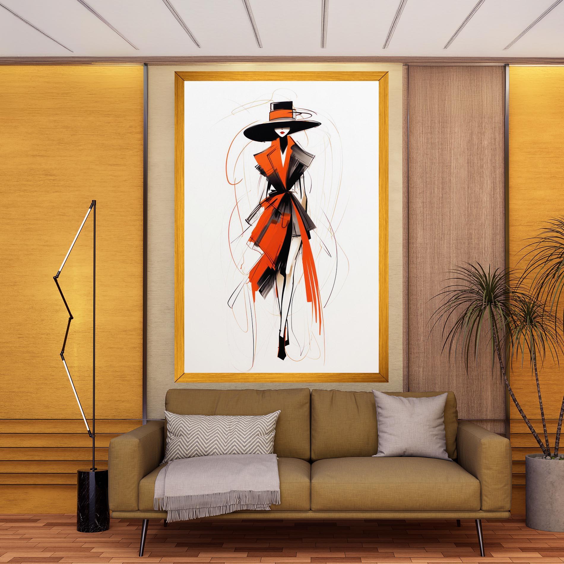 Картина на платно Handdrawn Doodle mockup 9