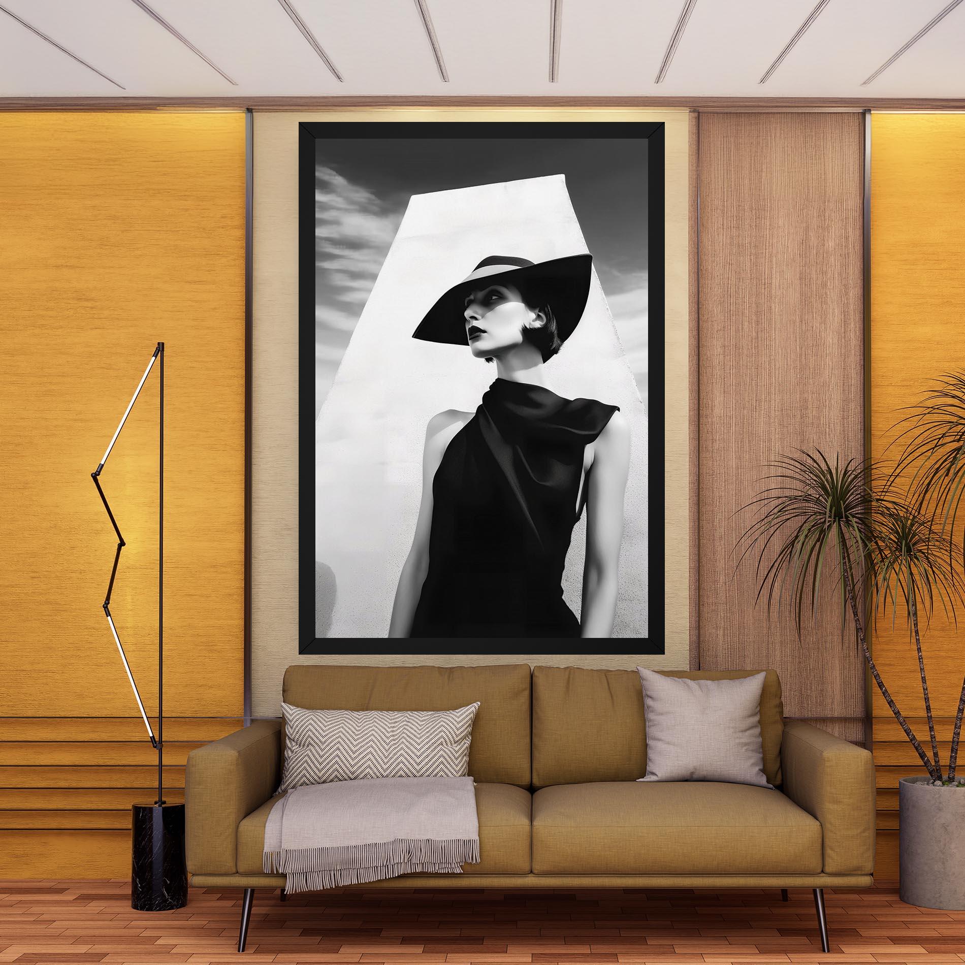 Картина на платно Modern Fashion Portrait mockup 9