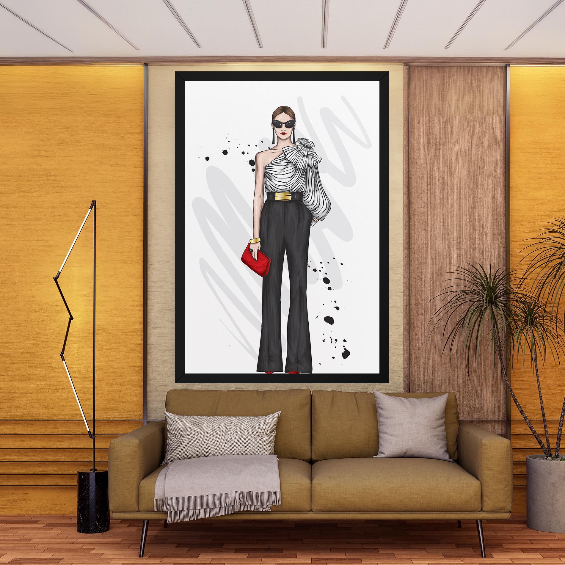 Tall Black Pants mockup 9