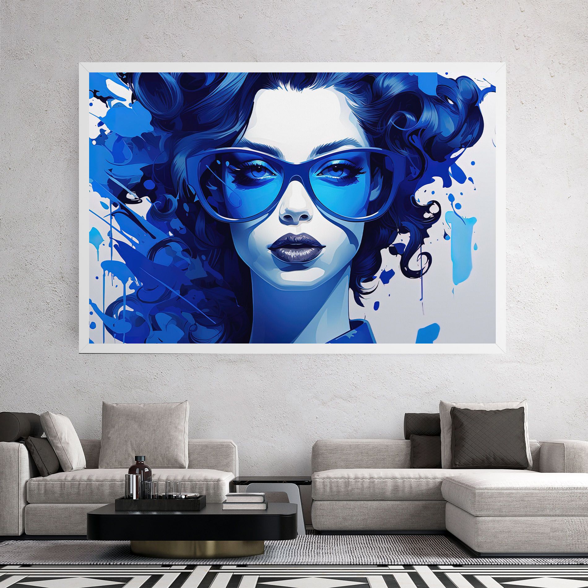 Big Blue Glasses mockup 2