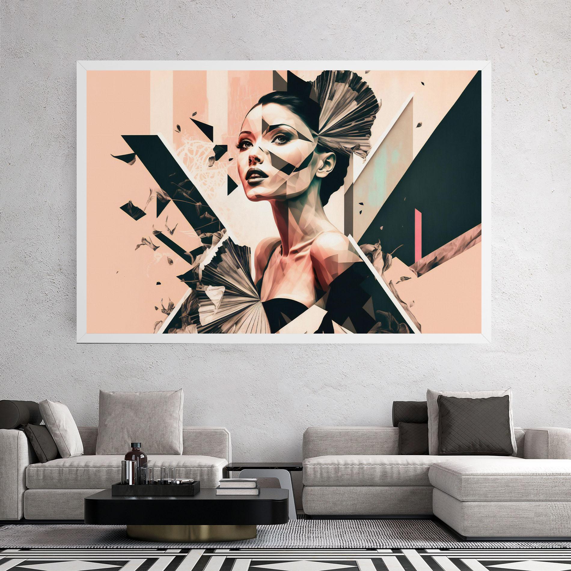 Картина на платно Fashionista Design mockup 2