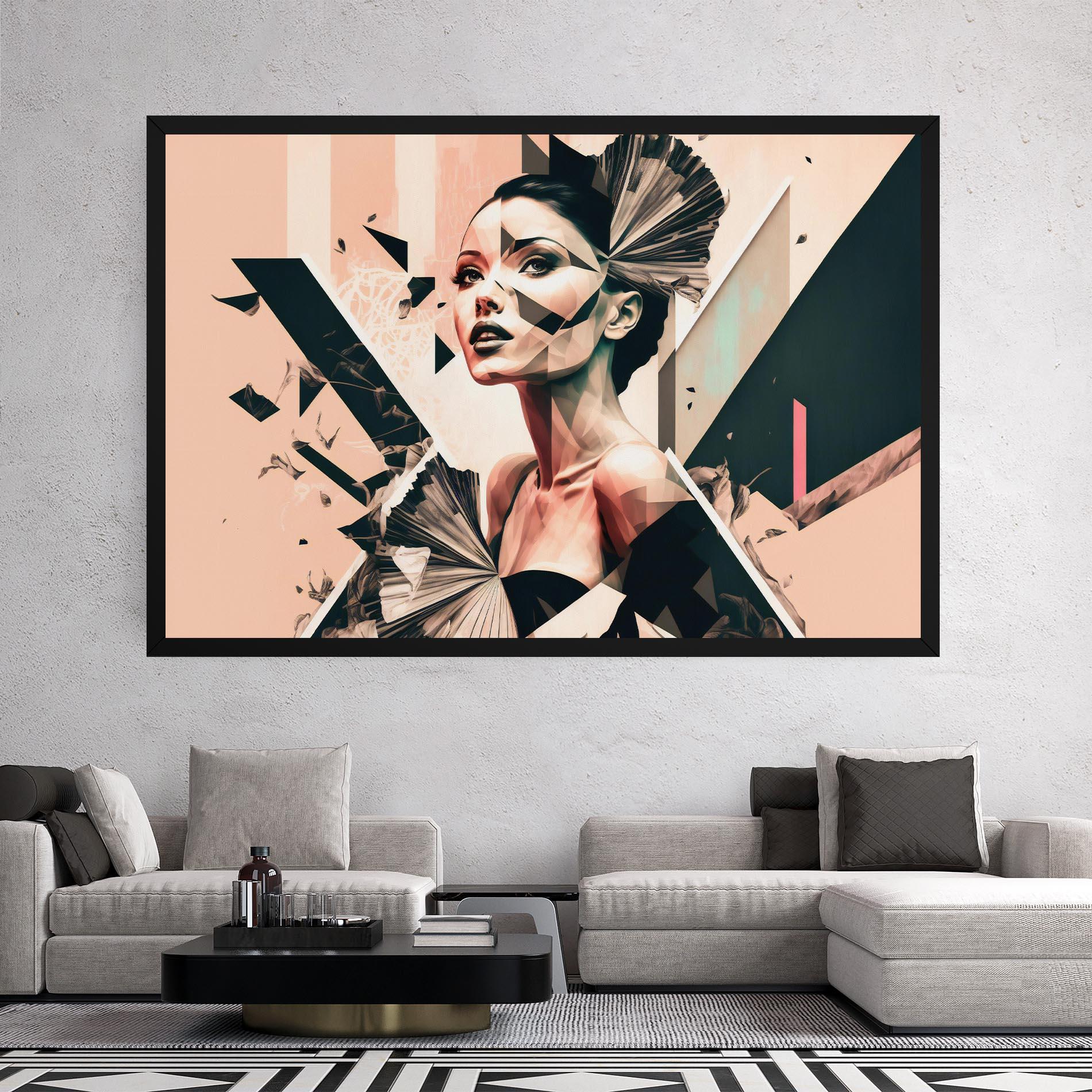 Картина на платно Fashionista Design mockup 2