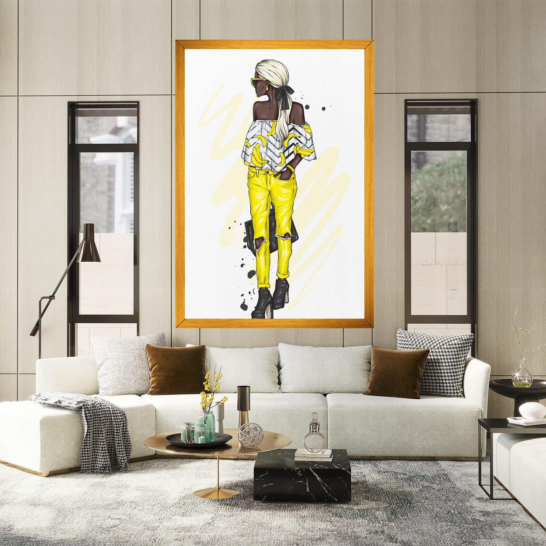 Banana Blouse mockup 2