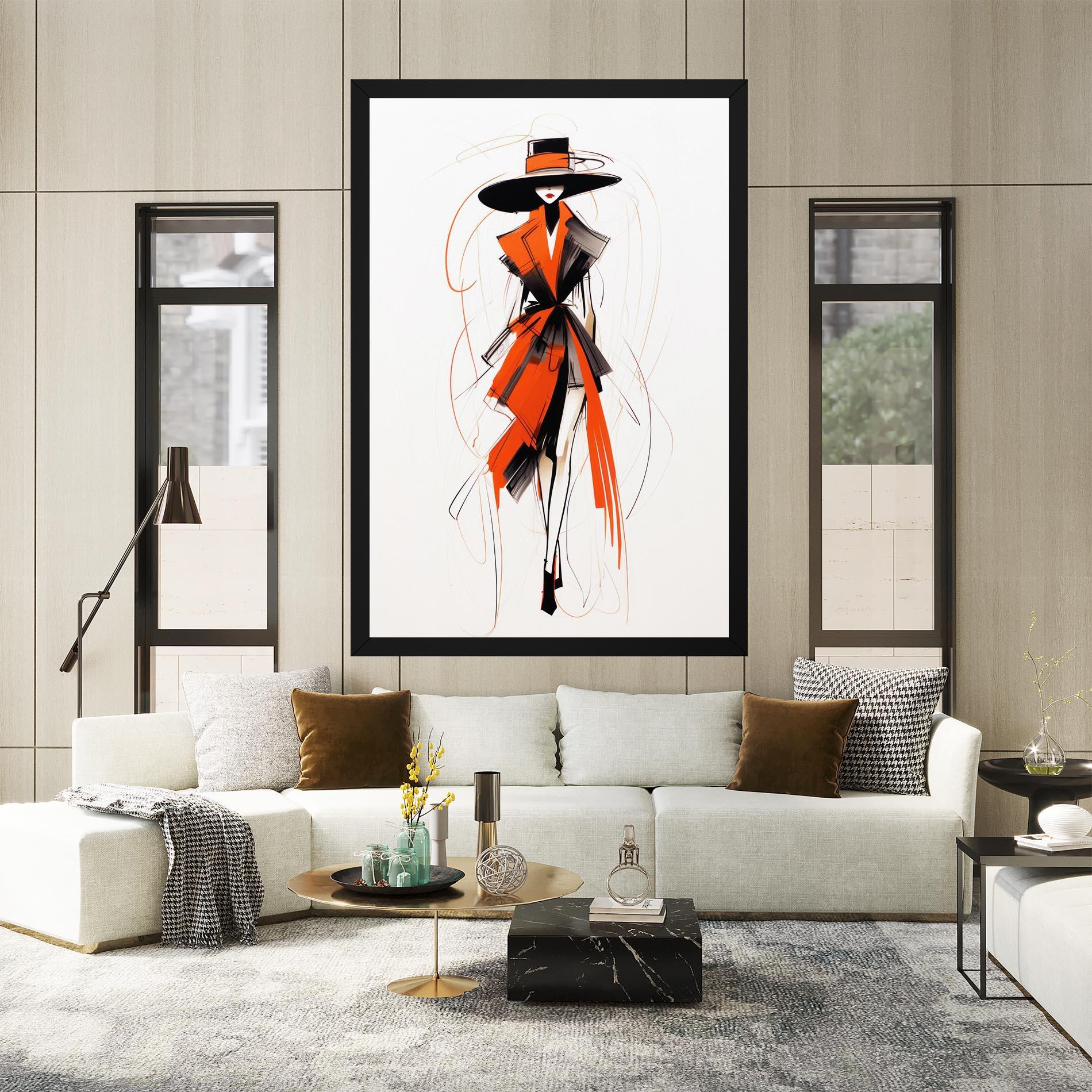 Картина на платно Handdrawn Doodle mockup 2