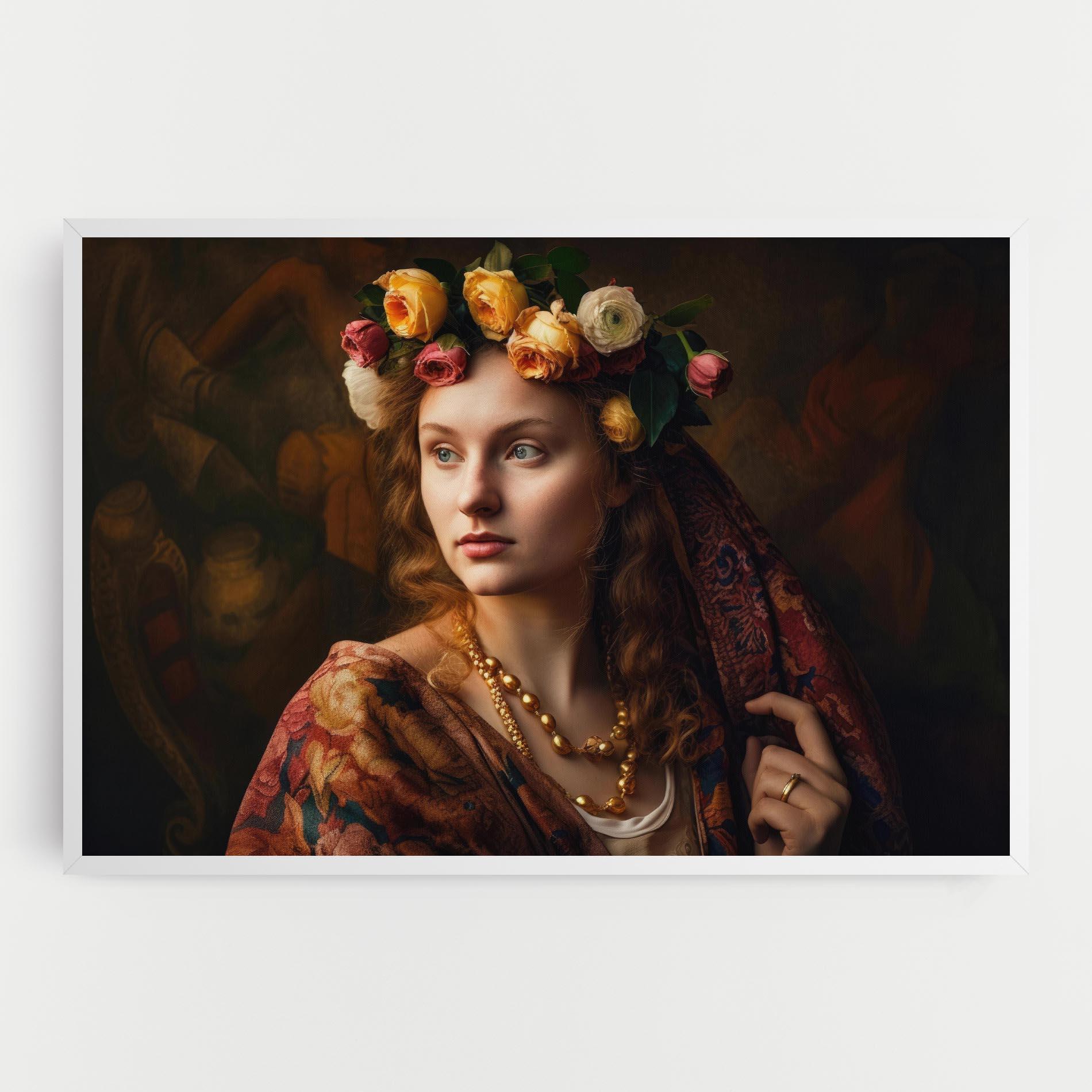 Картина на платно Renaissance Woman mockup 0