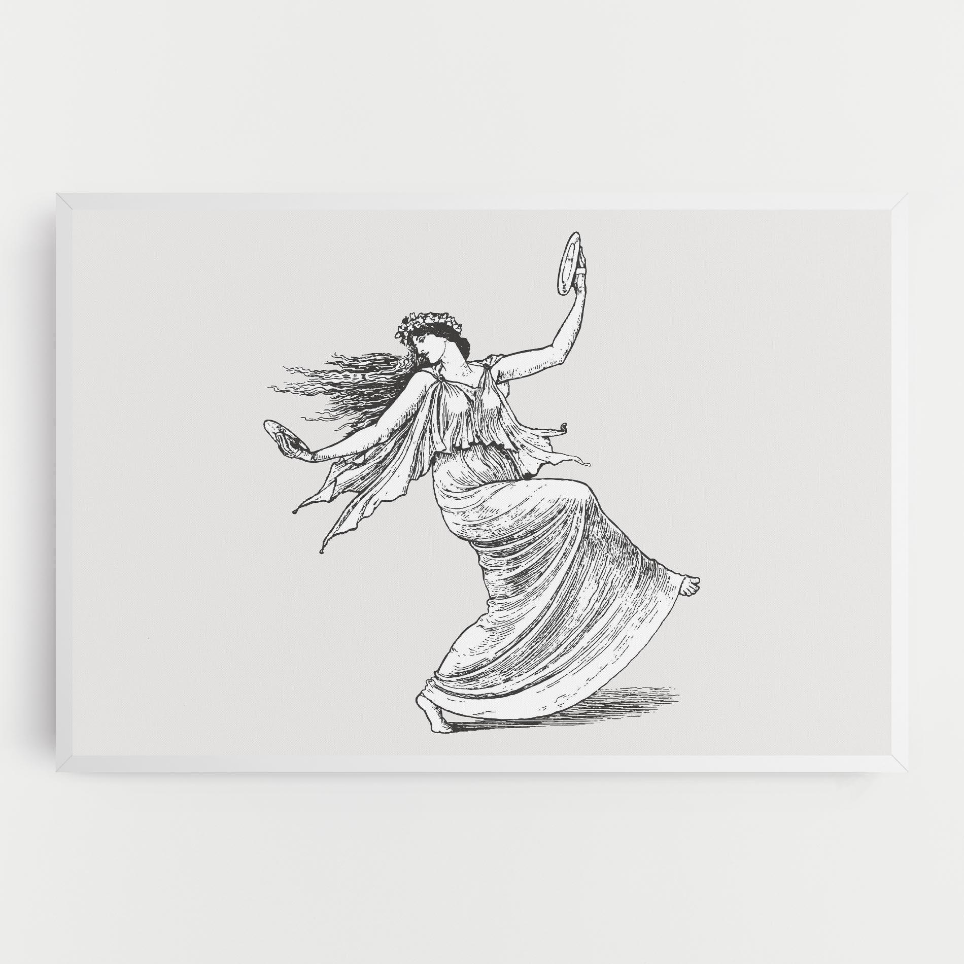 Картина на платно Vintage Dance mockup 0