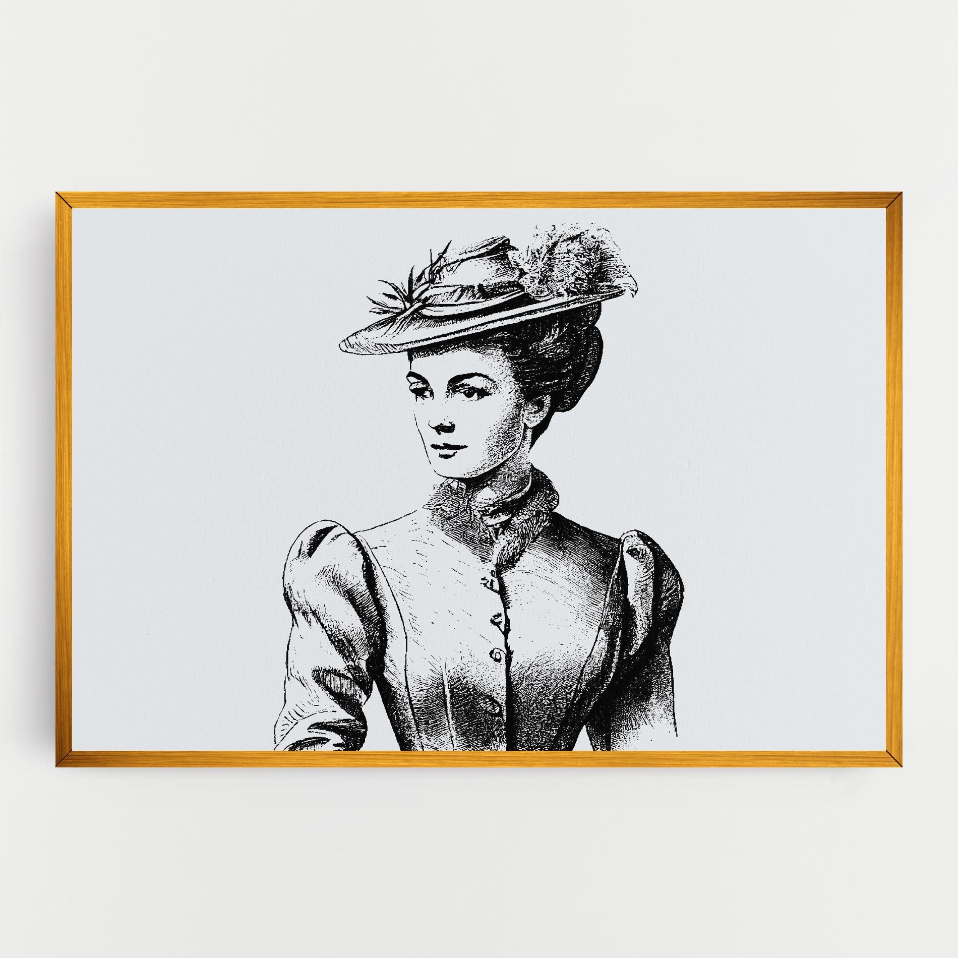 Noble Lady Hat mockup 0