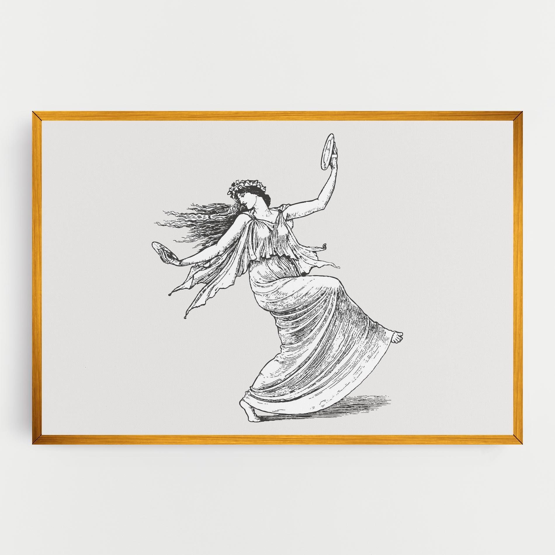 Картина на платно Vintage Dance mockup 0