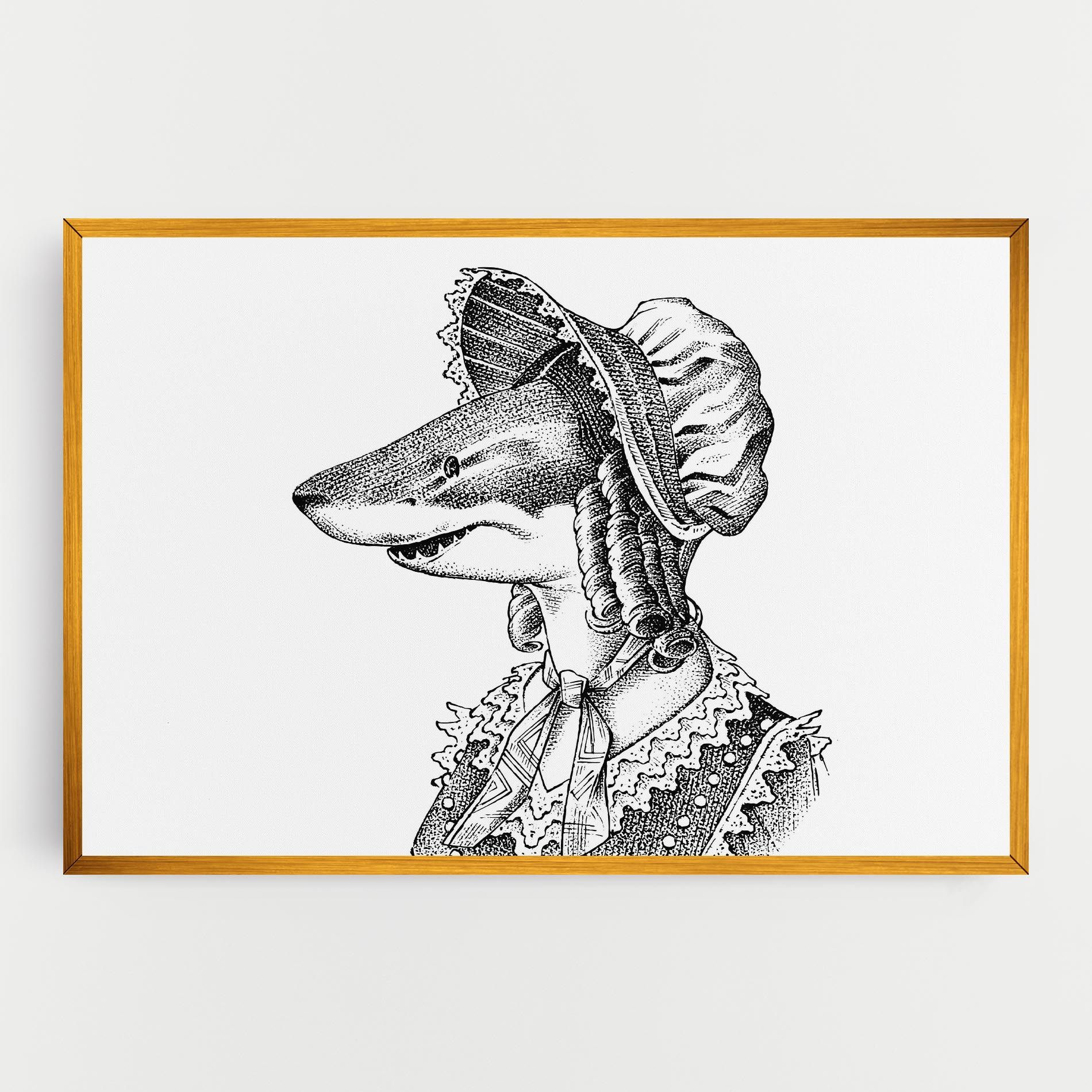 Vintage Shark mockup 0