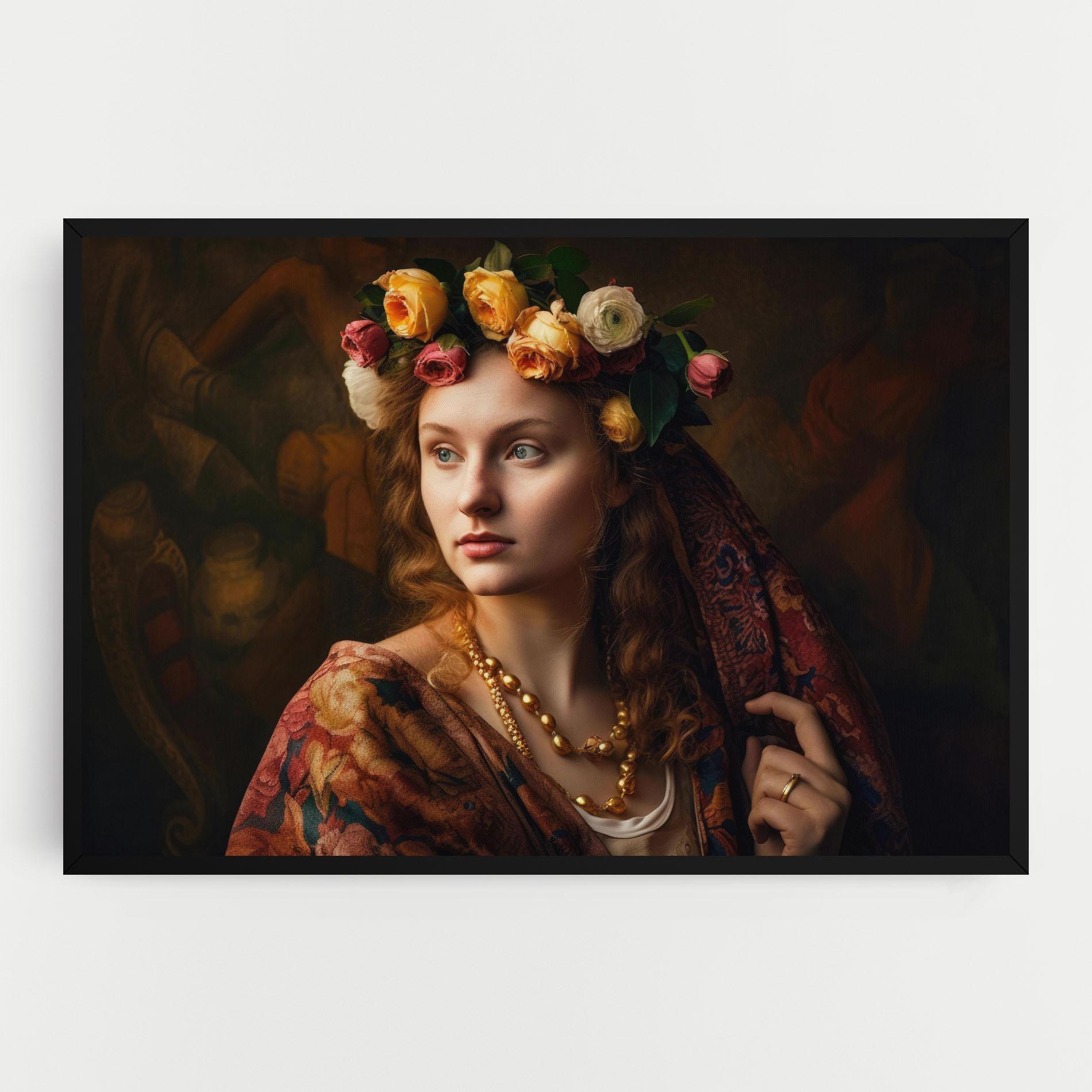 Картина на платно Renaissance Woman mockup 0