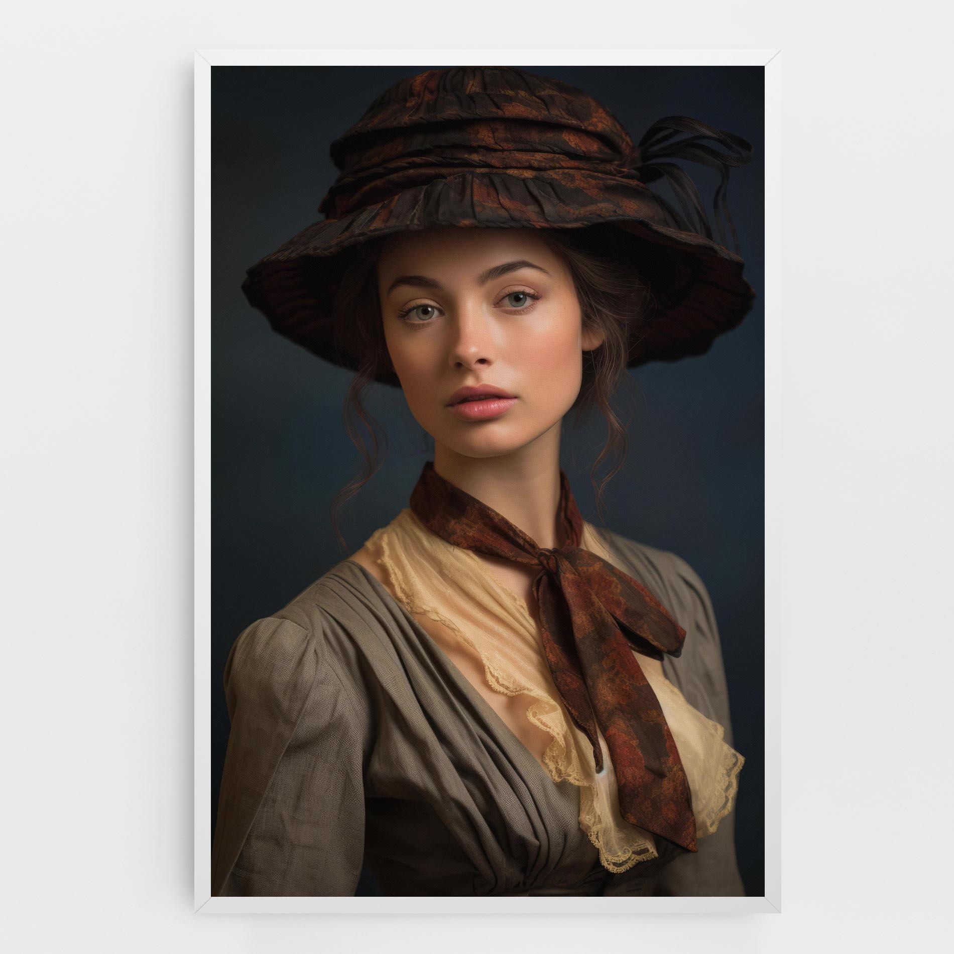 Картина на платно Brown Vintage Hat mockup 0