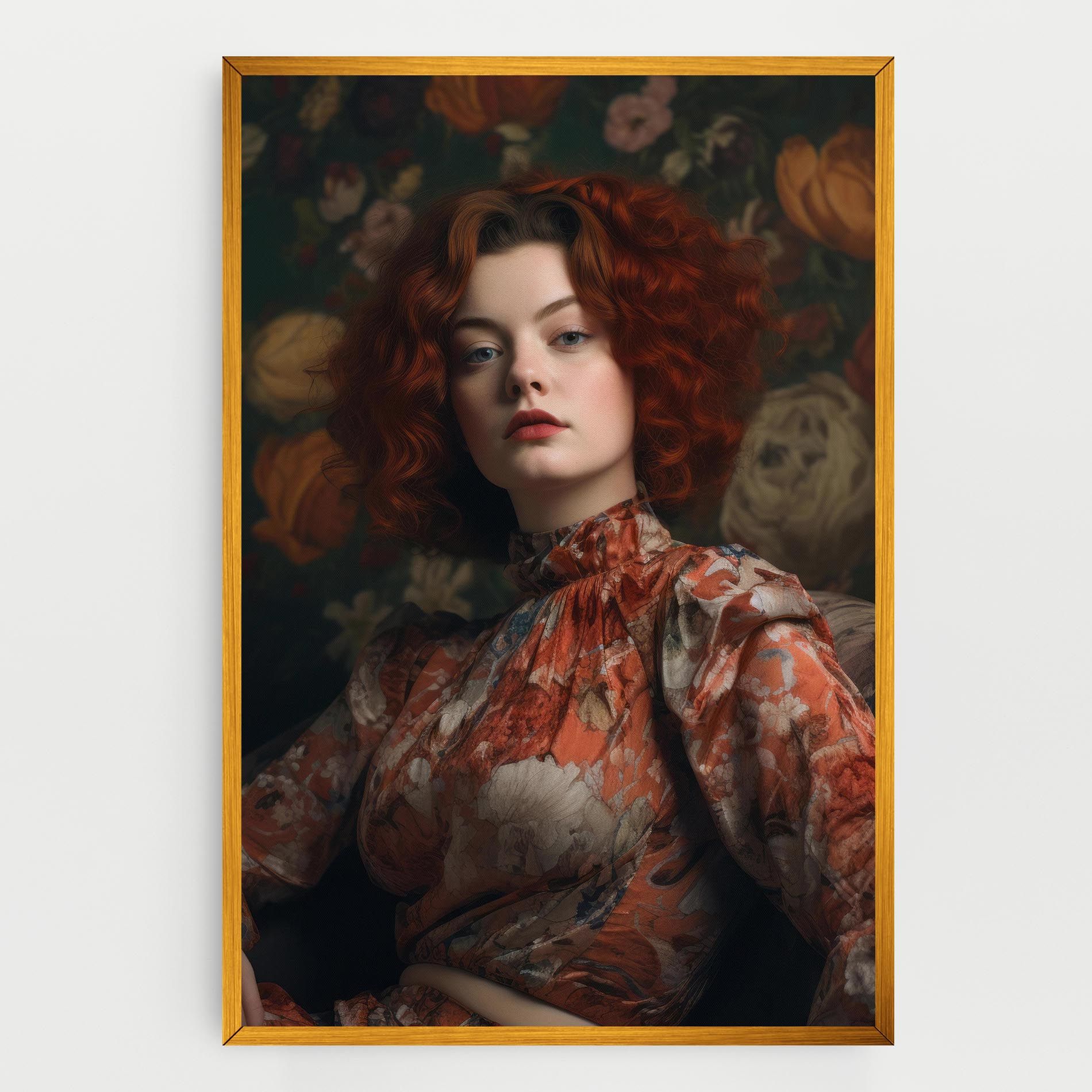 Red Vintage Hair mockup 0