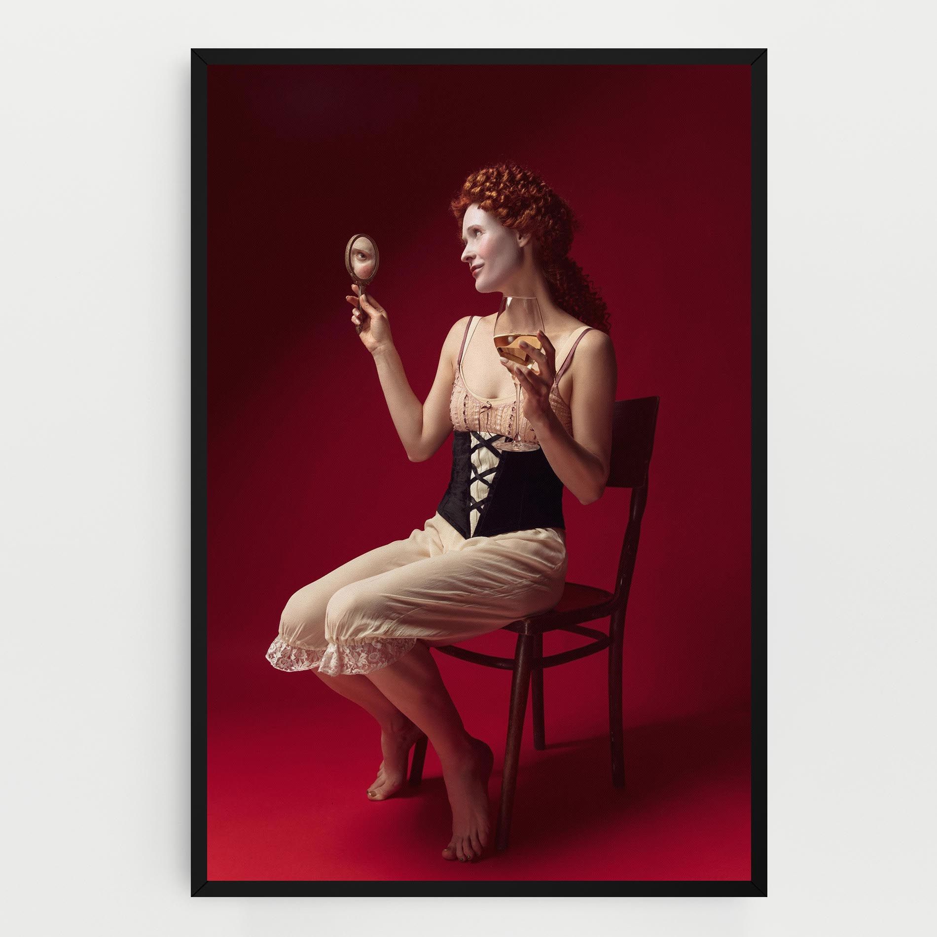 Medieval Redhead Woman mockup 0