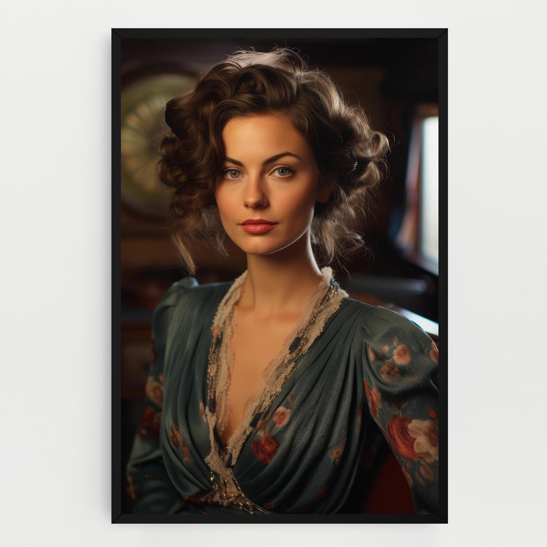 Pink Flowers Dress mockup 0