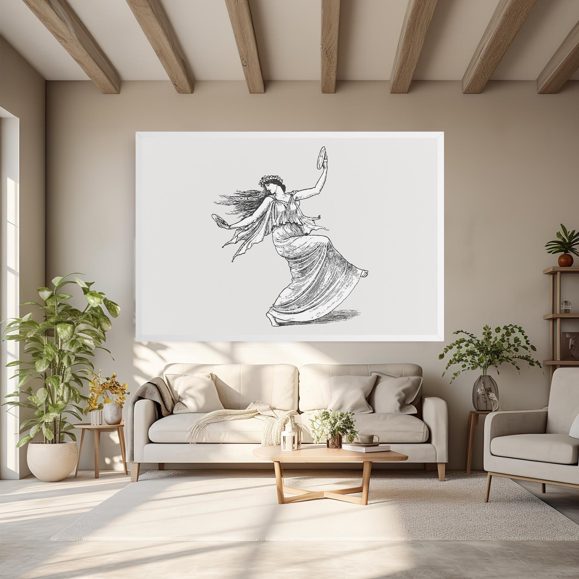 Картина на платно Vintage Dance mockup 6