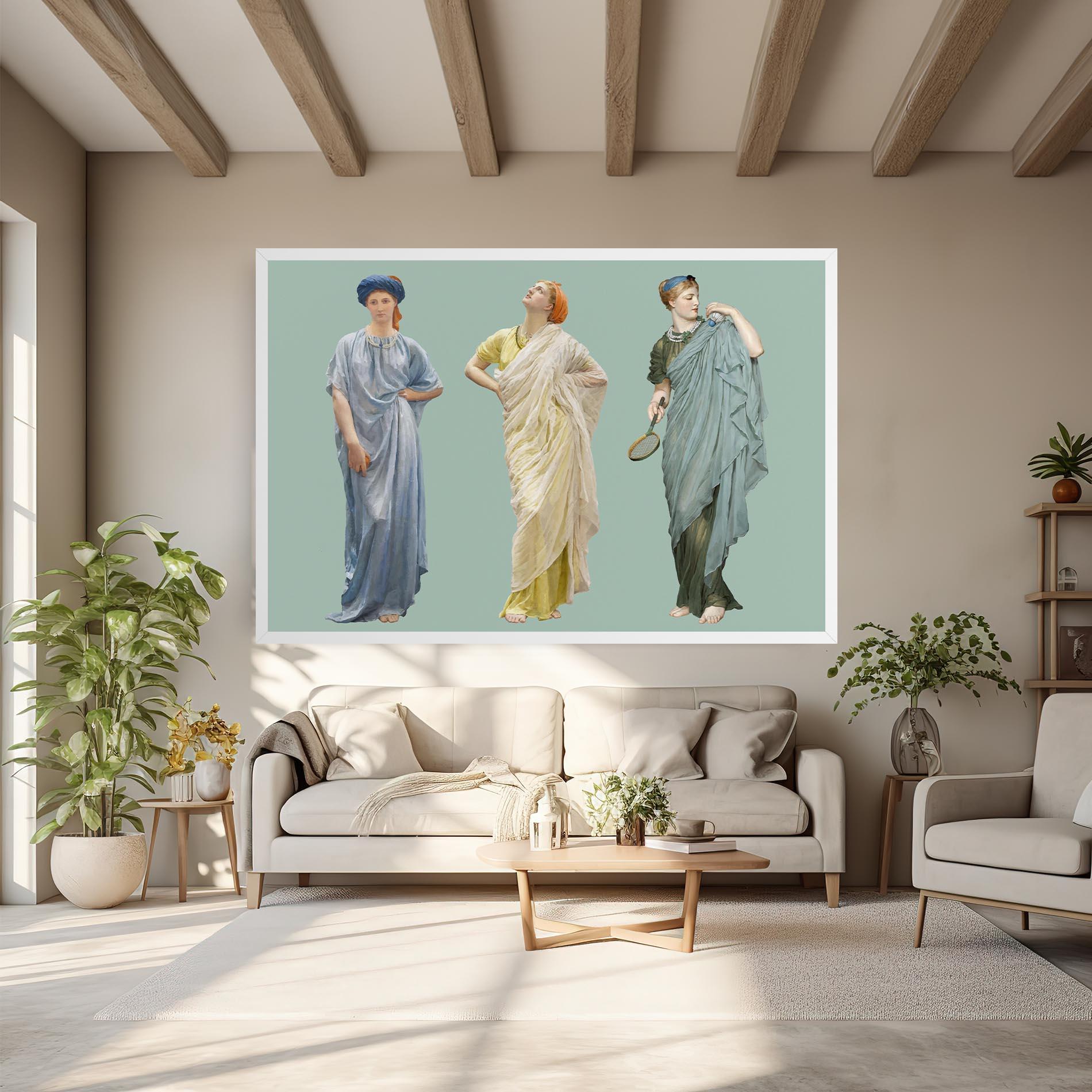 Картина на платно Vintage Looking Up mockup 6