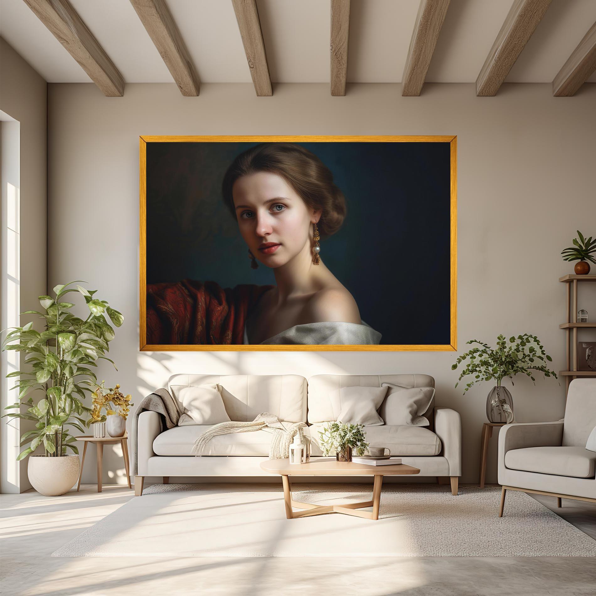 Картина на платно Classical Painting mockup 6