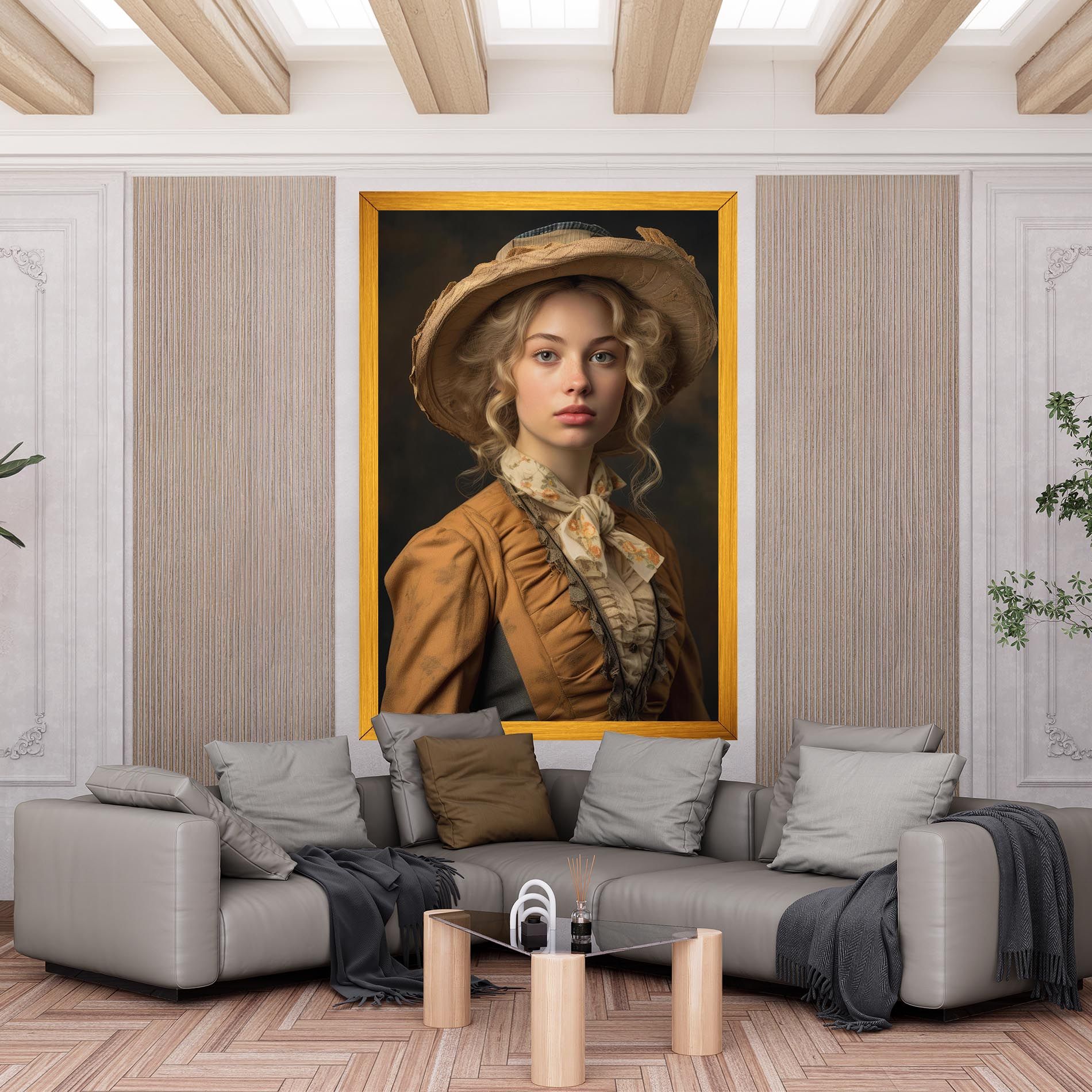 Pretty Vintage Blonde mockup 6