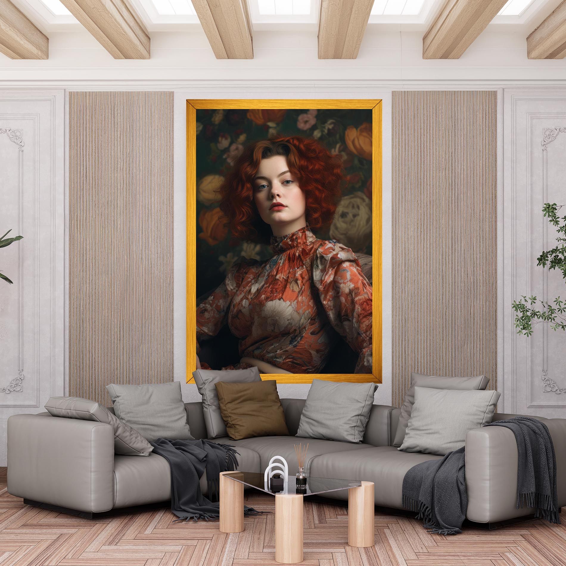 Red Vintage Hair mockup 6