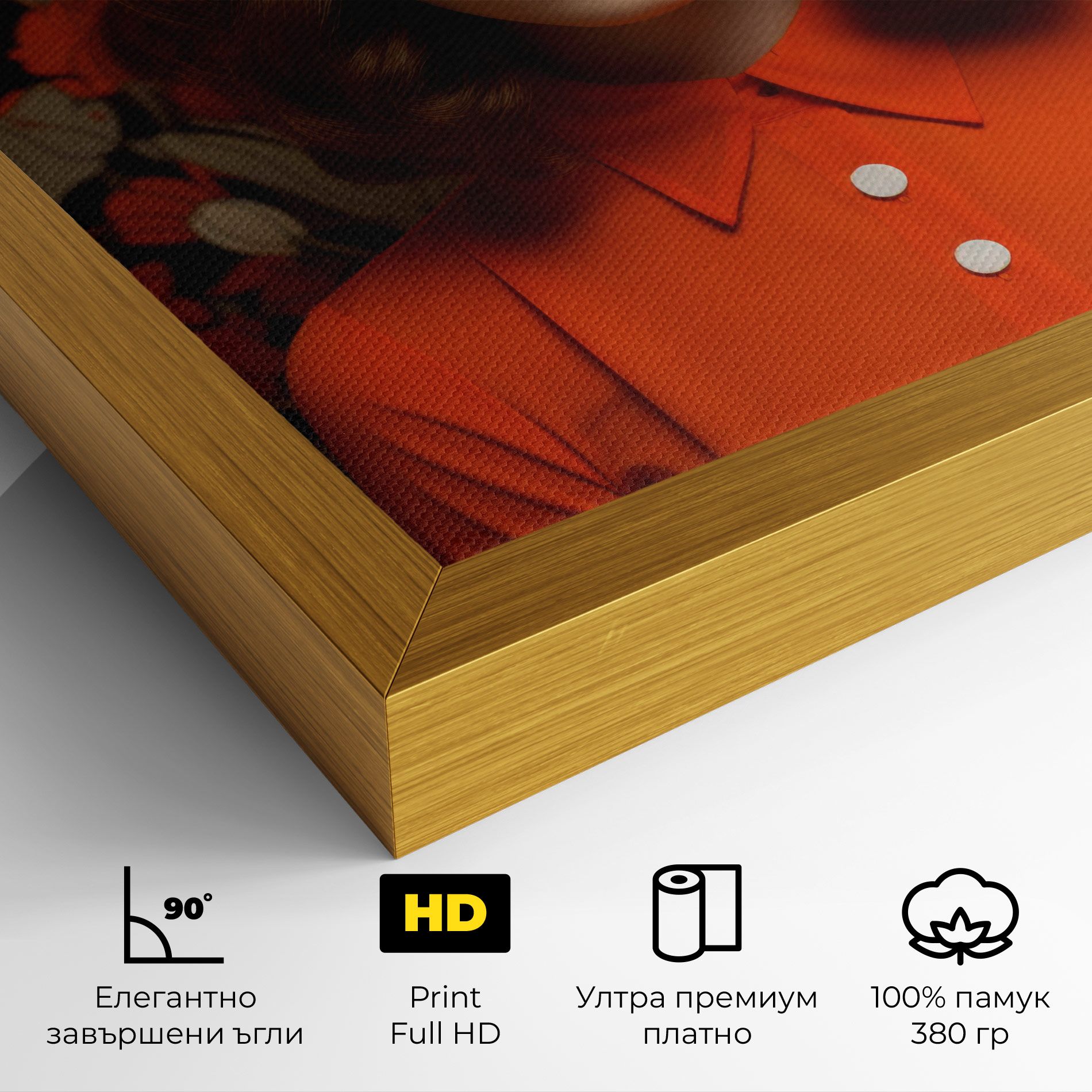 Orange Blouse Woman mockup 4