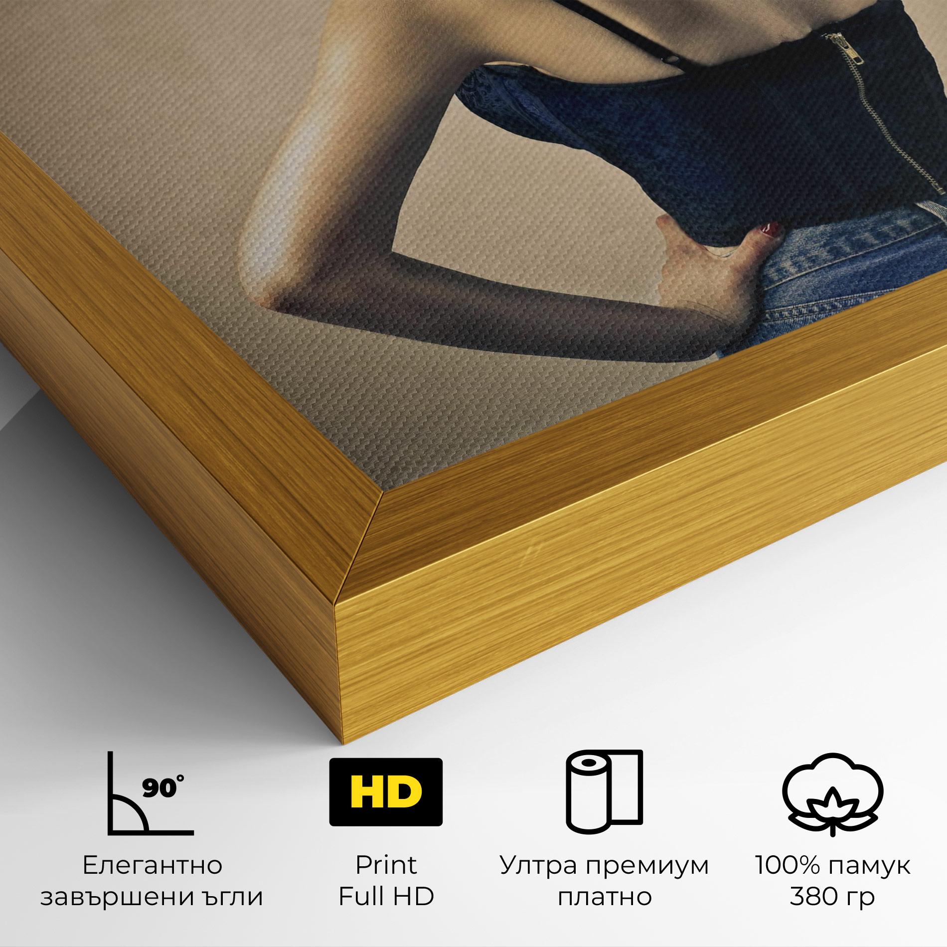 Картина на платно Pin Up Girl mockup 4