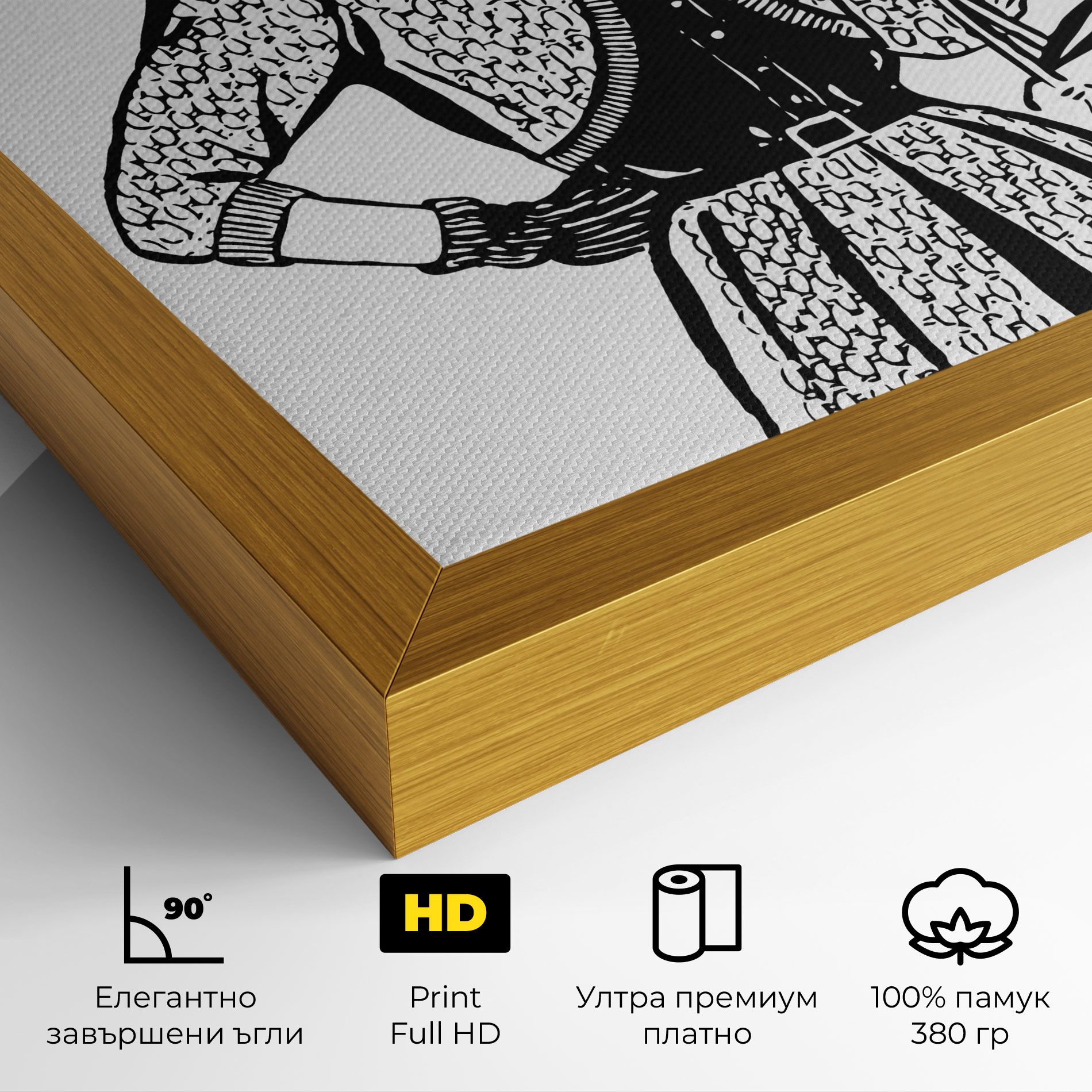 Vintage Woman Line mockup 4