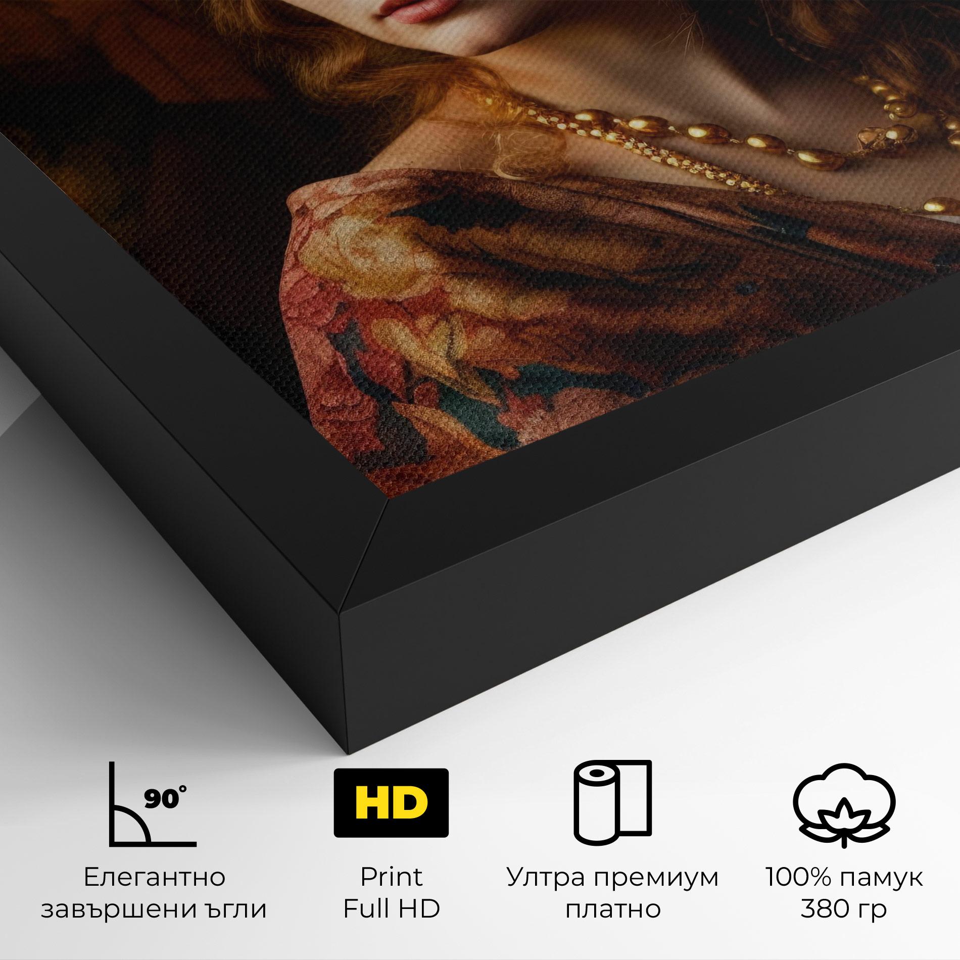 Картина на платно Renaissance Woman mockup 4