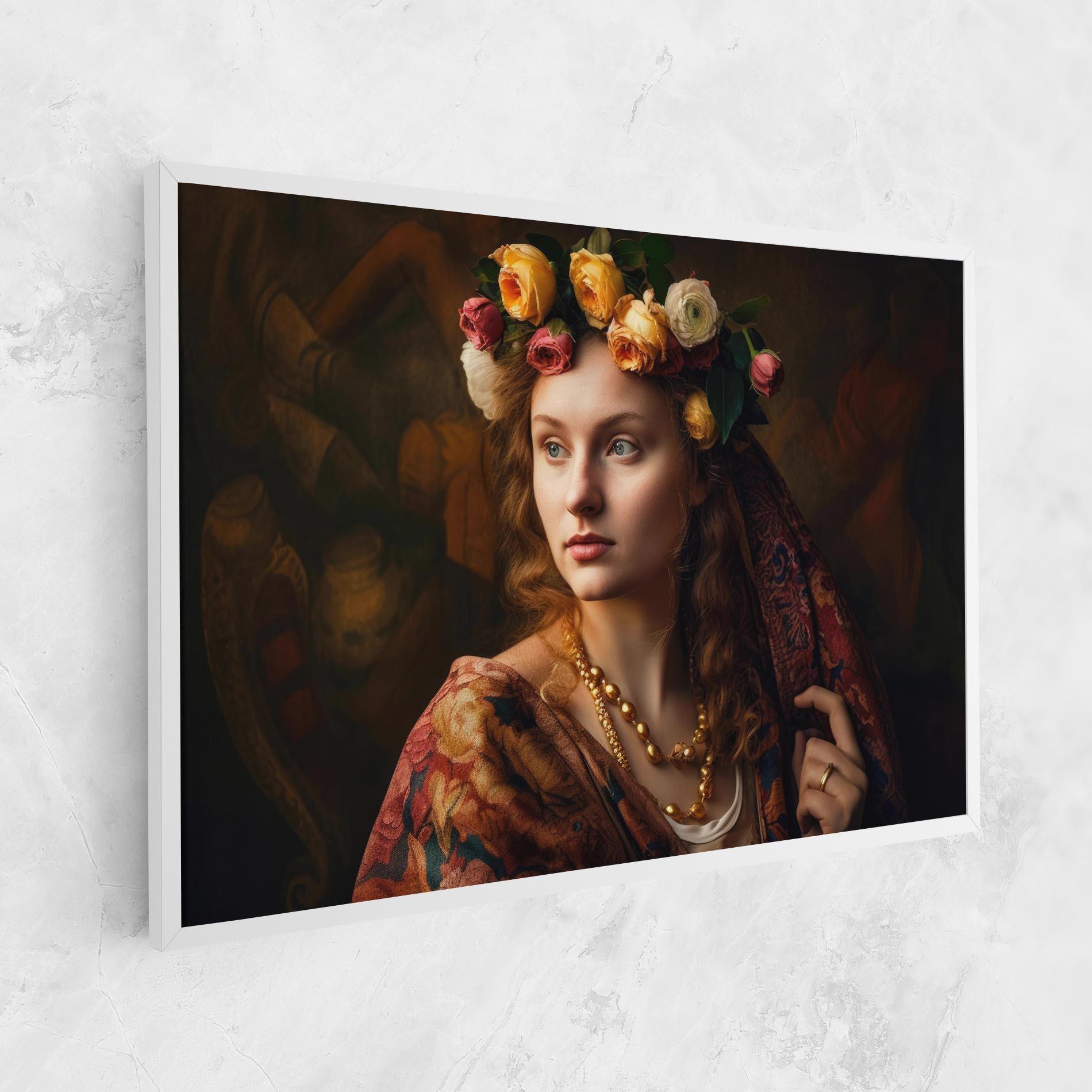 Картина на платно Renaissance Woman mockup 1