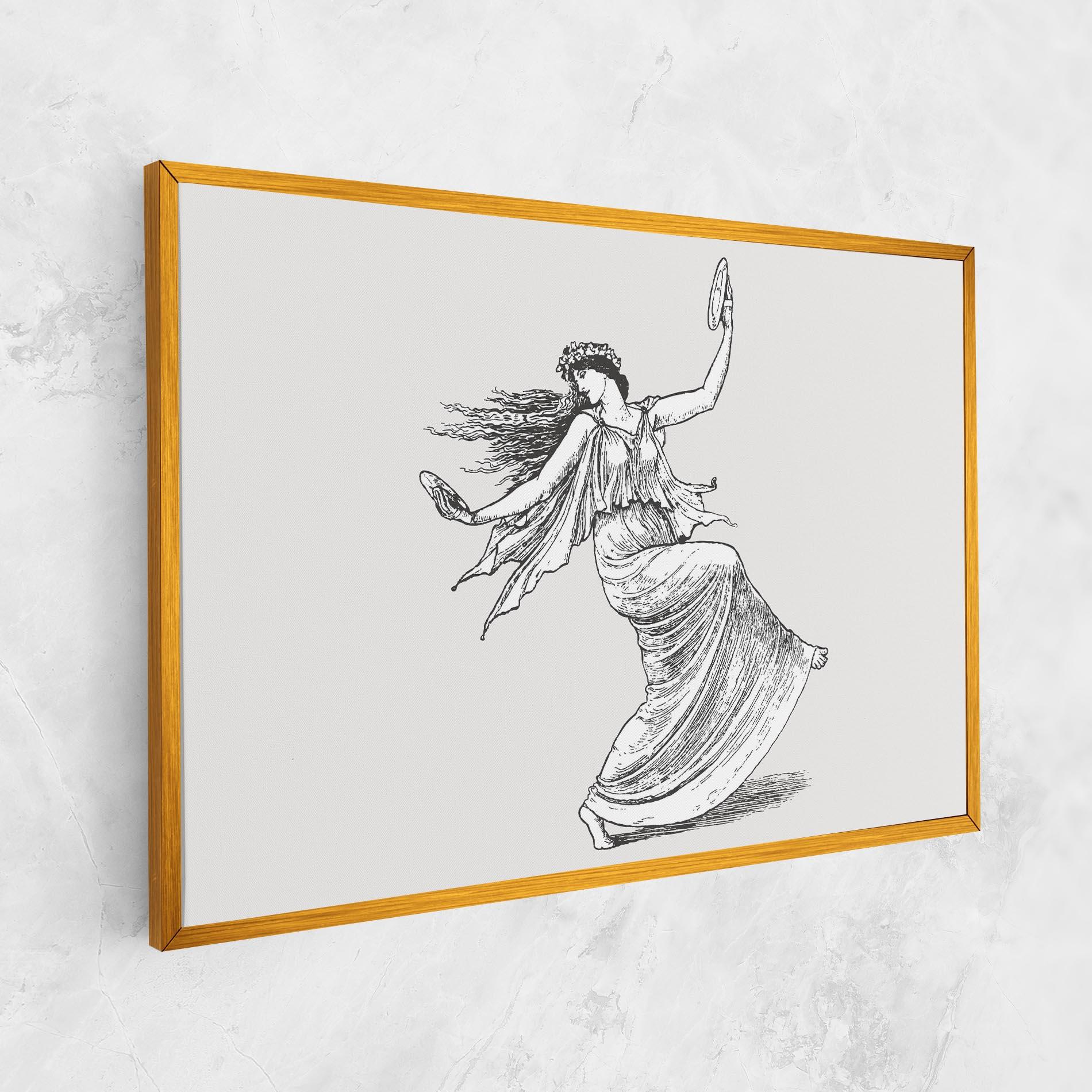 Картина на платно Vintage Dance mockup 1