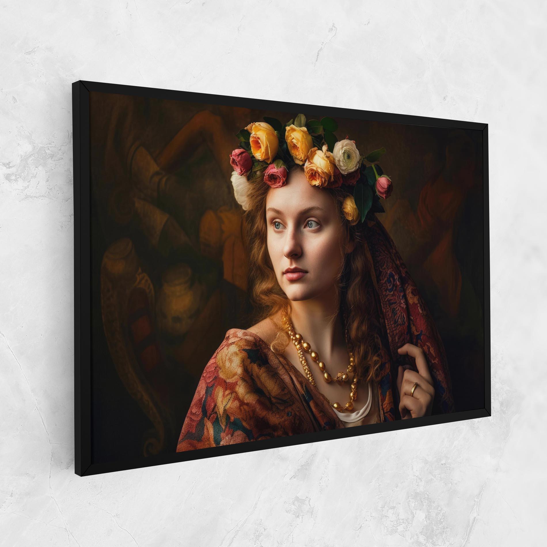 Картина на платно Renaissance Woman mockup 1