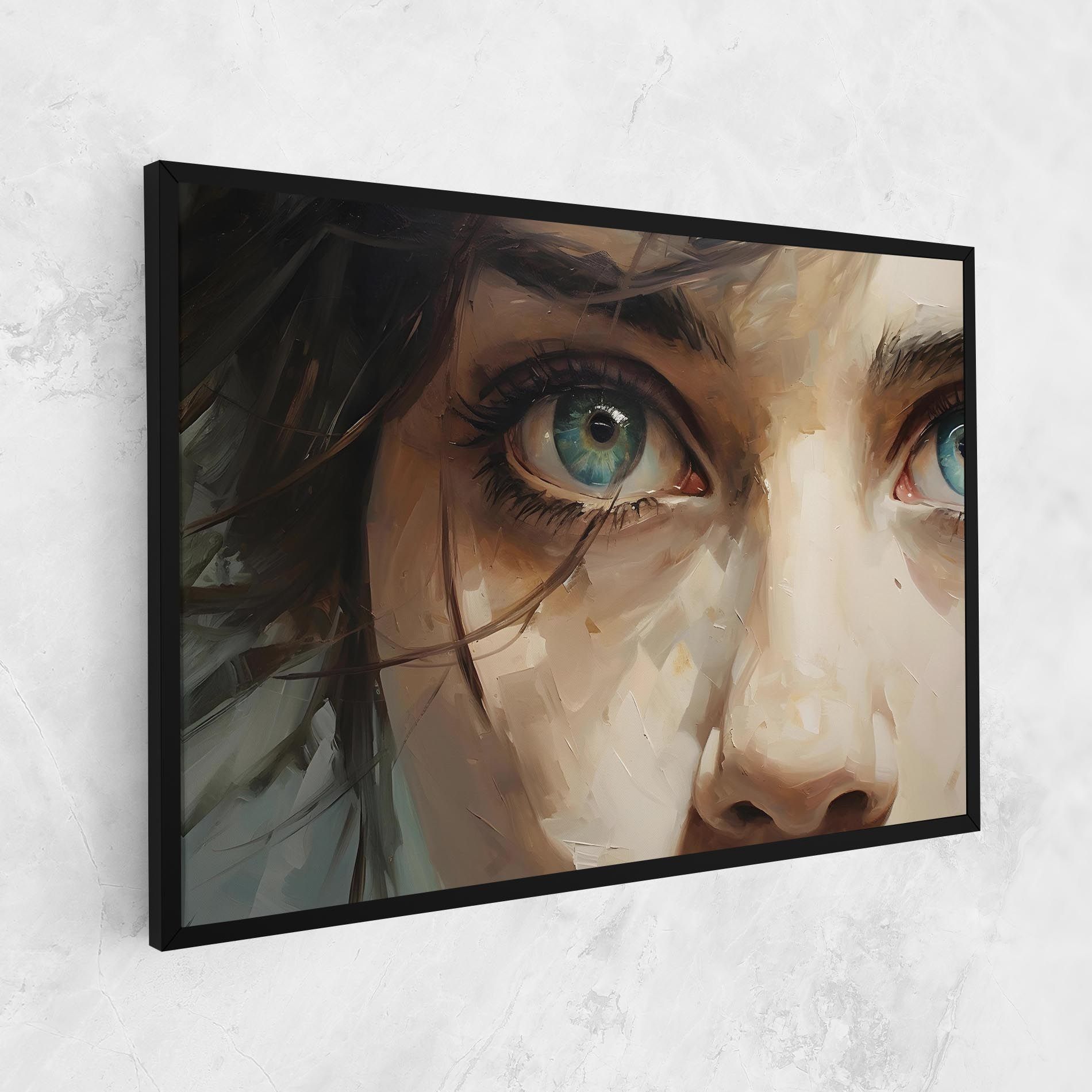 Vintage Blue Eyes Art mockup 1