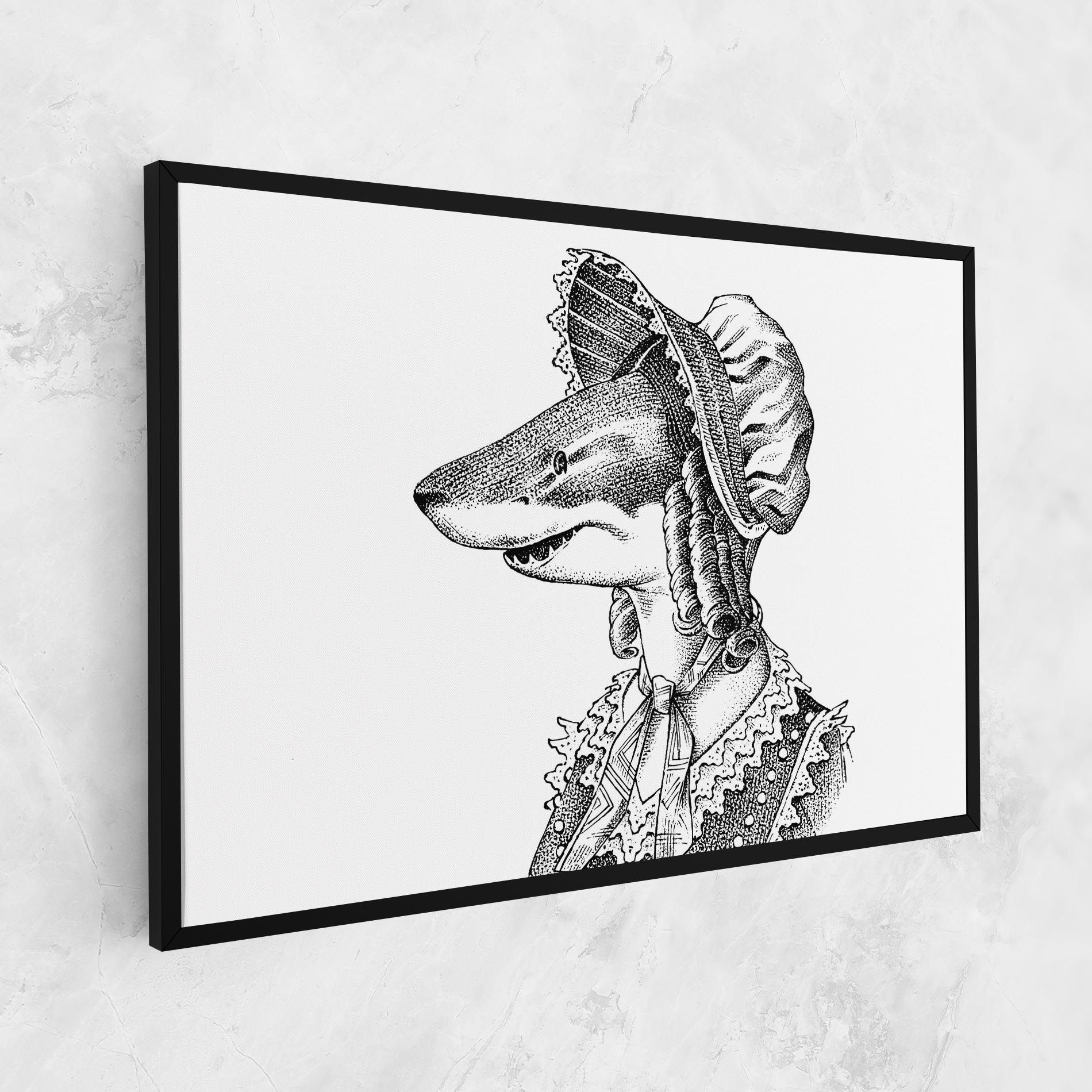 Vintage Shark mockup 1