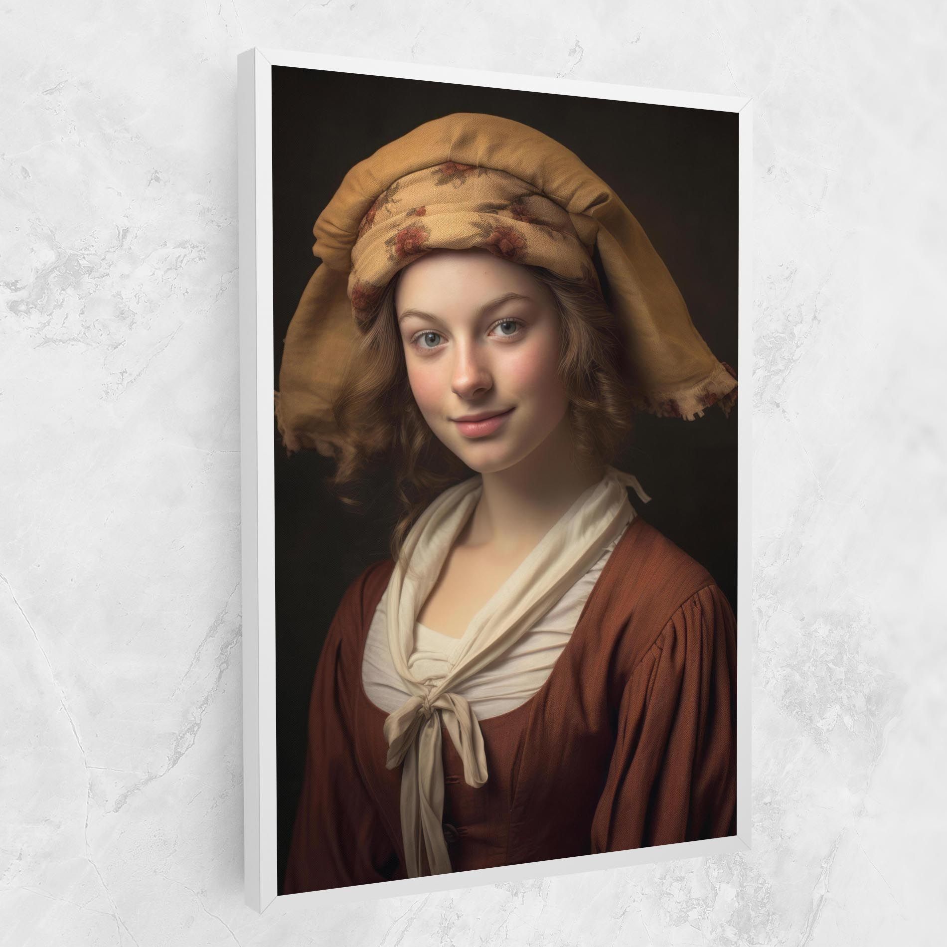 Young Vintage Woman mockup 1