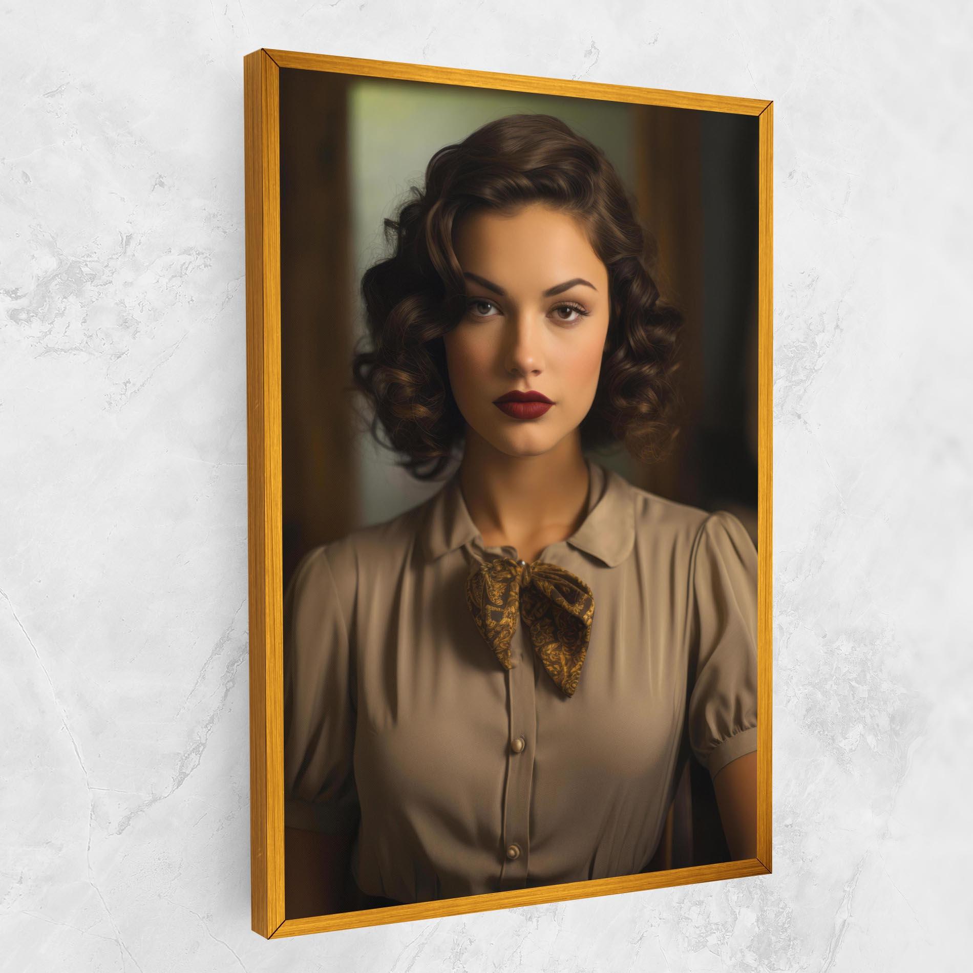 Картина на платно Beige Vintage Blouse mockup 1