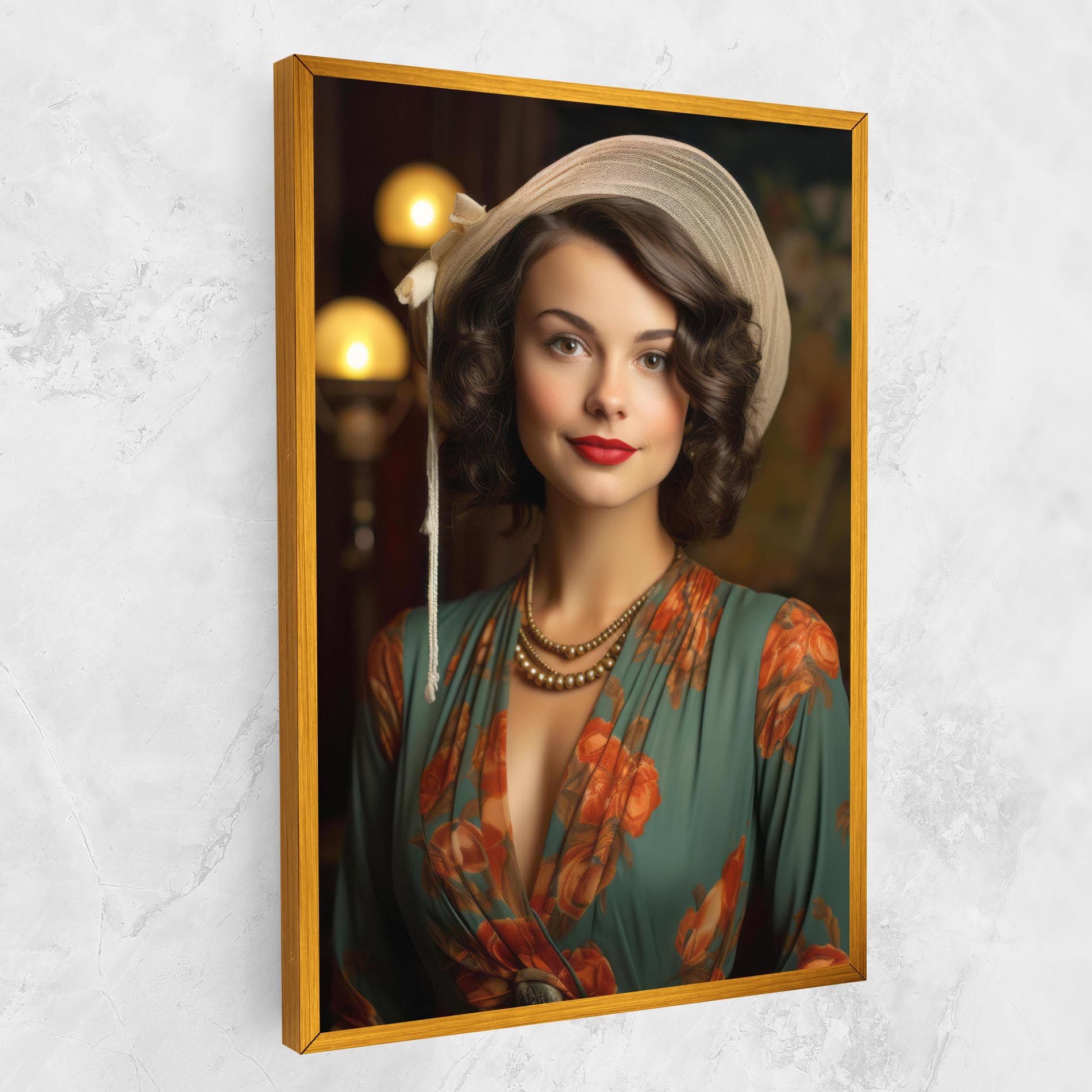 Green Orange Blouse mockup 1