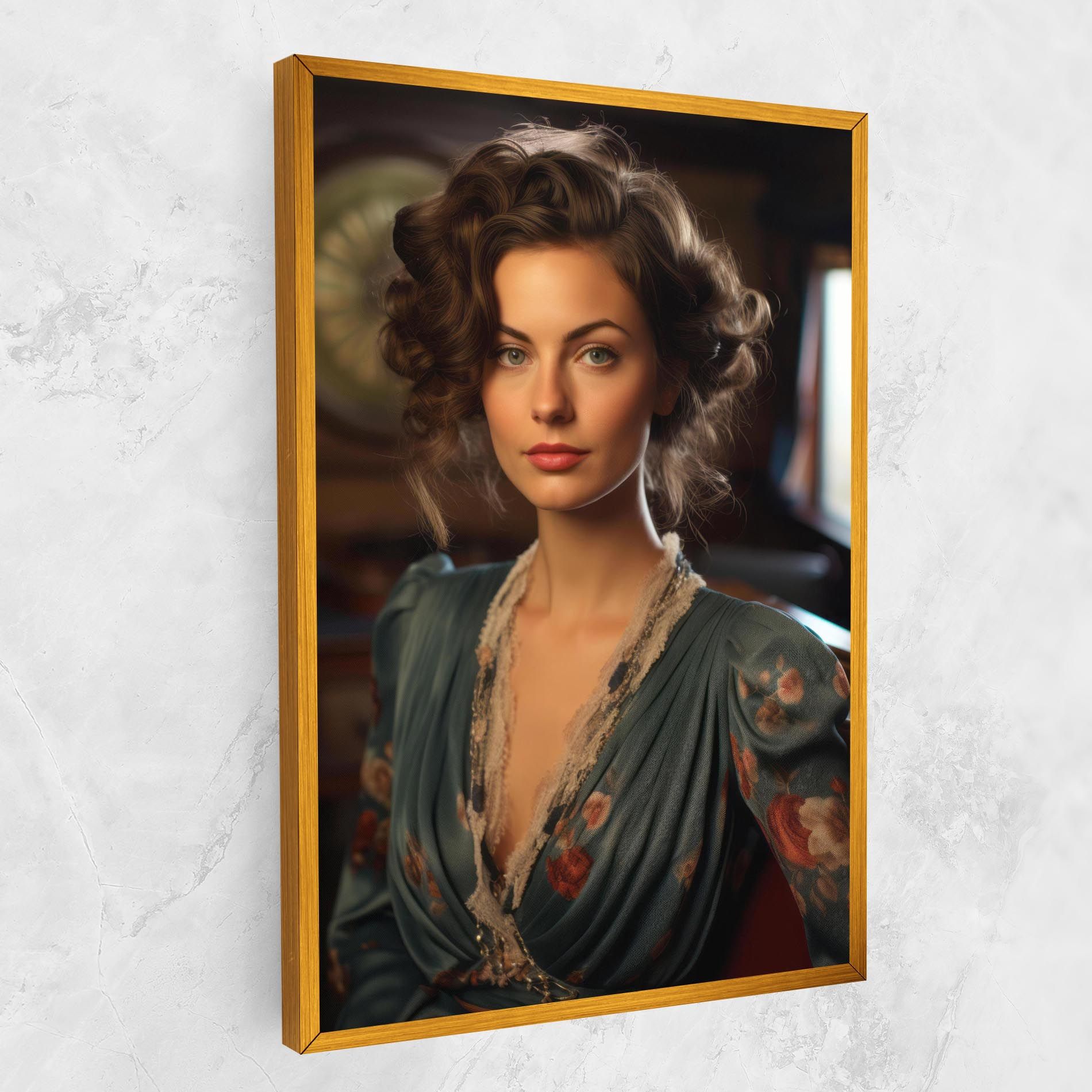 Pink Flowers Dress mockup 1