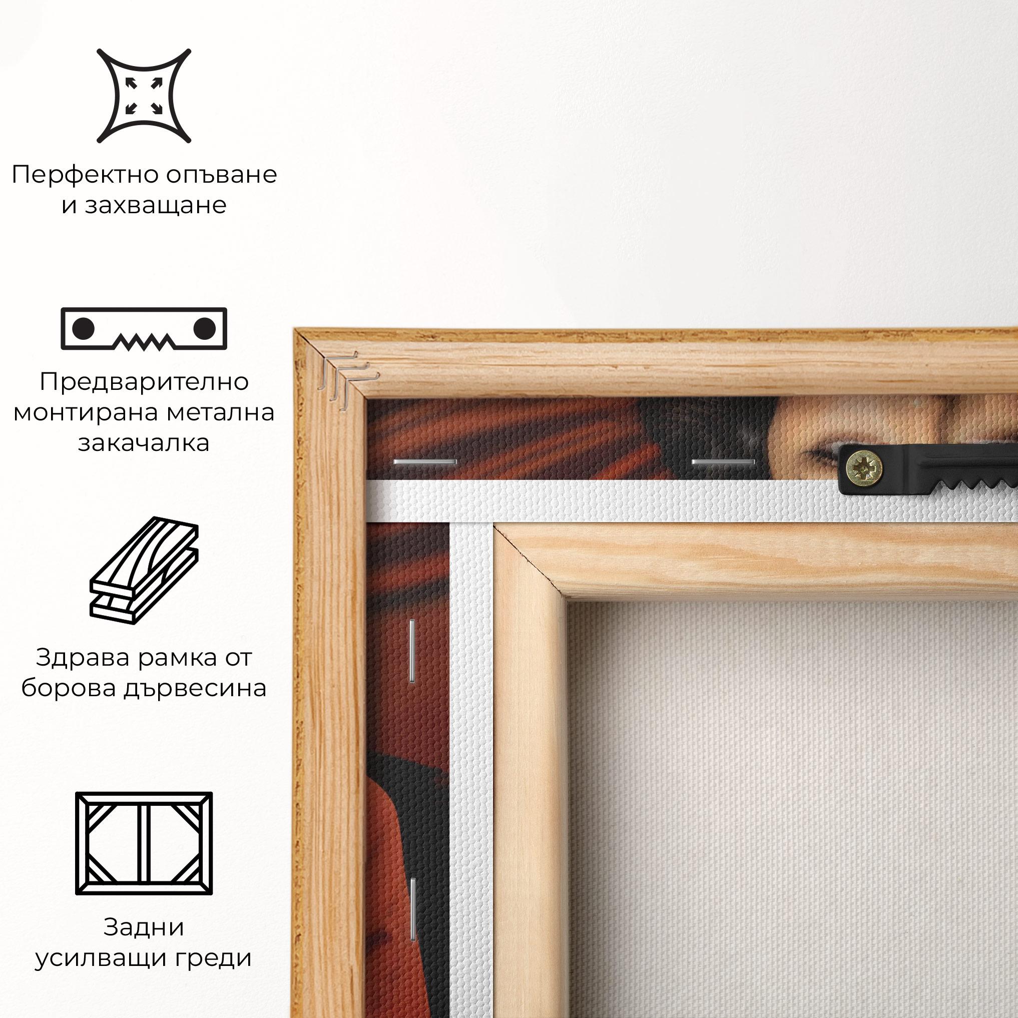 Картина на платно Pretty Red Blouse mockup 5