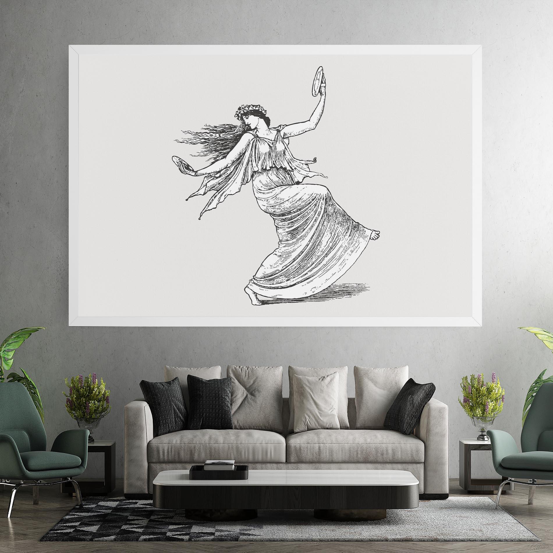 Картина на платно Vintage Dance mockup 7