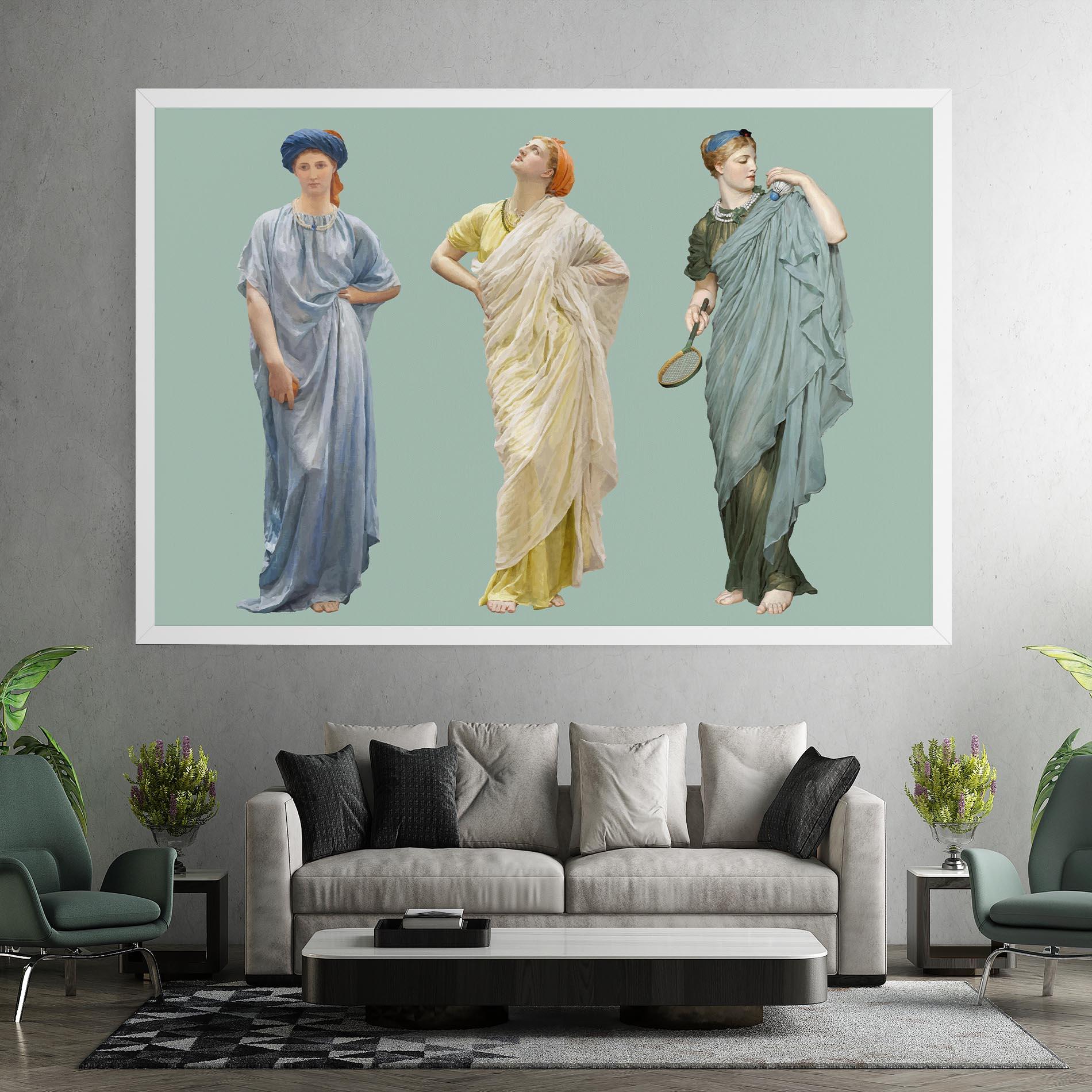 Картина на платно Vintage Looking Up mockup 7