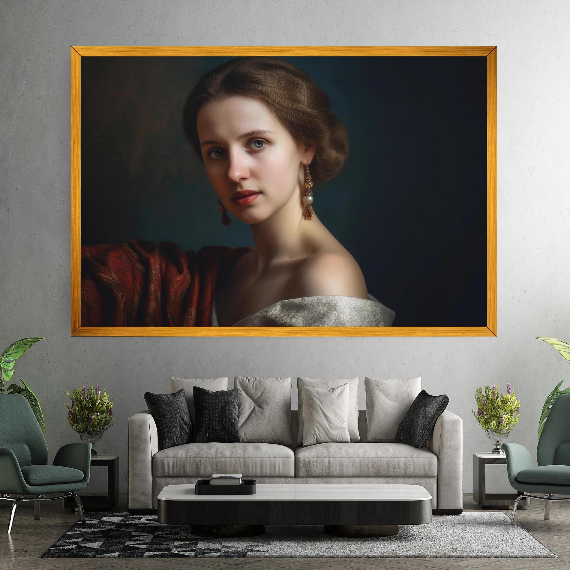 Картина на платно Classical Painting mockup 7