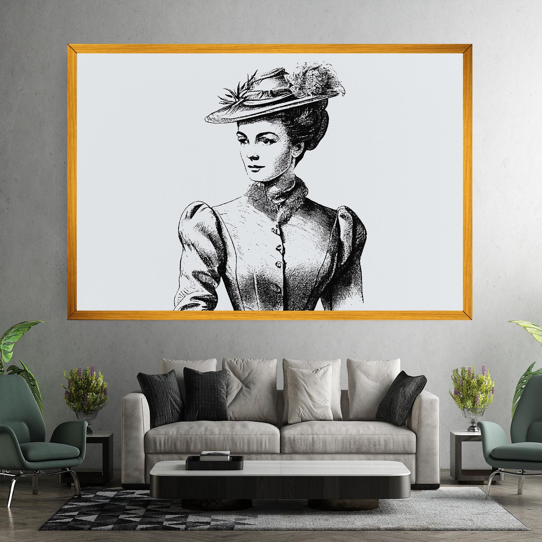 Noble Lady Hat mockup 7