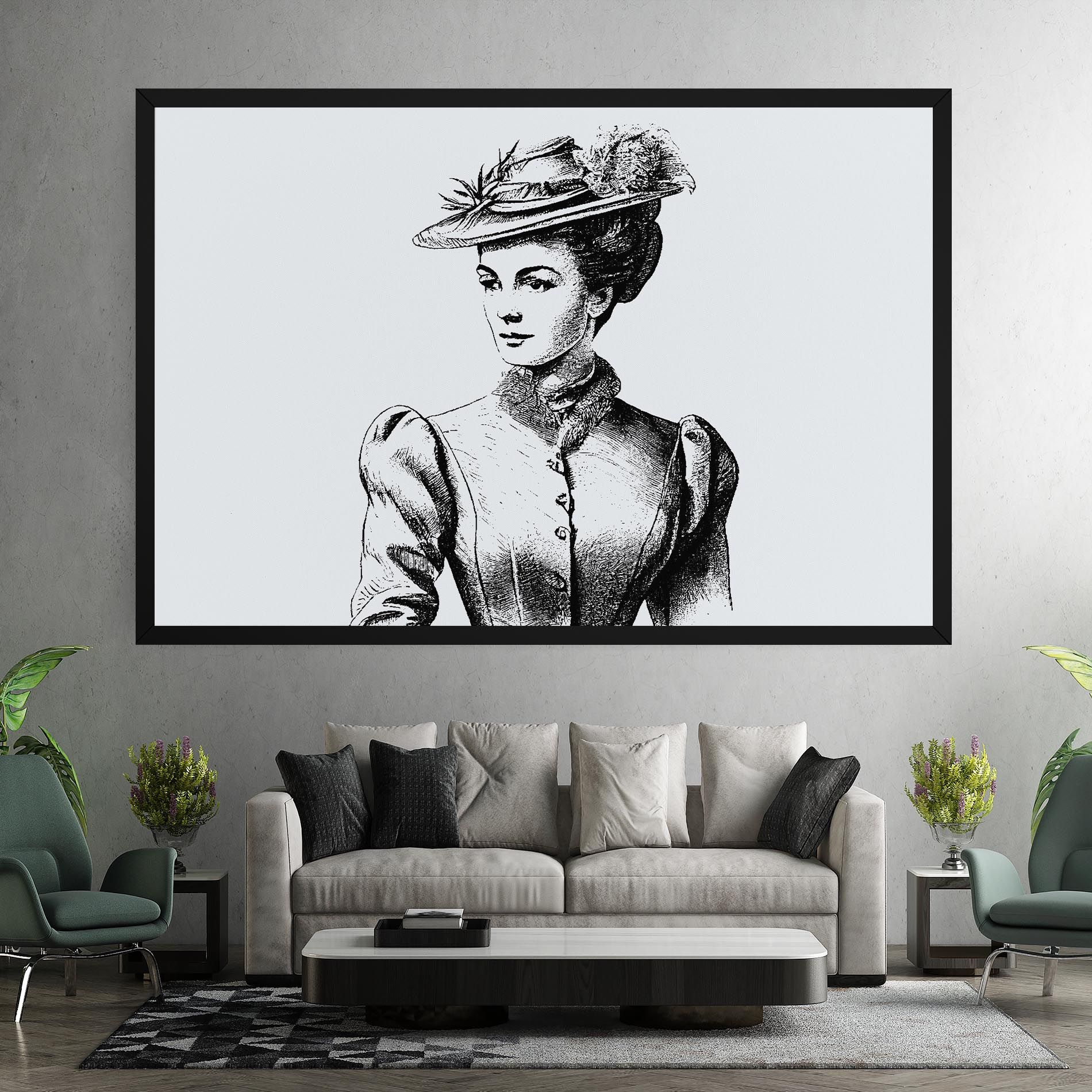 Noble Lady Hat mockup 7